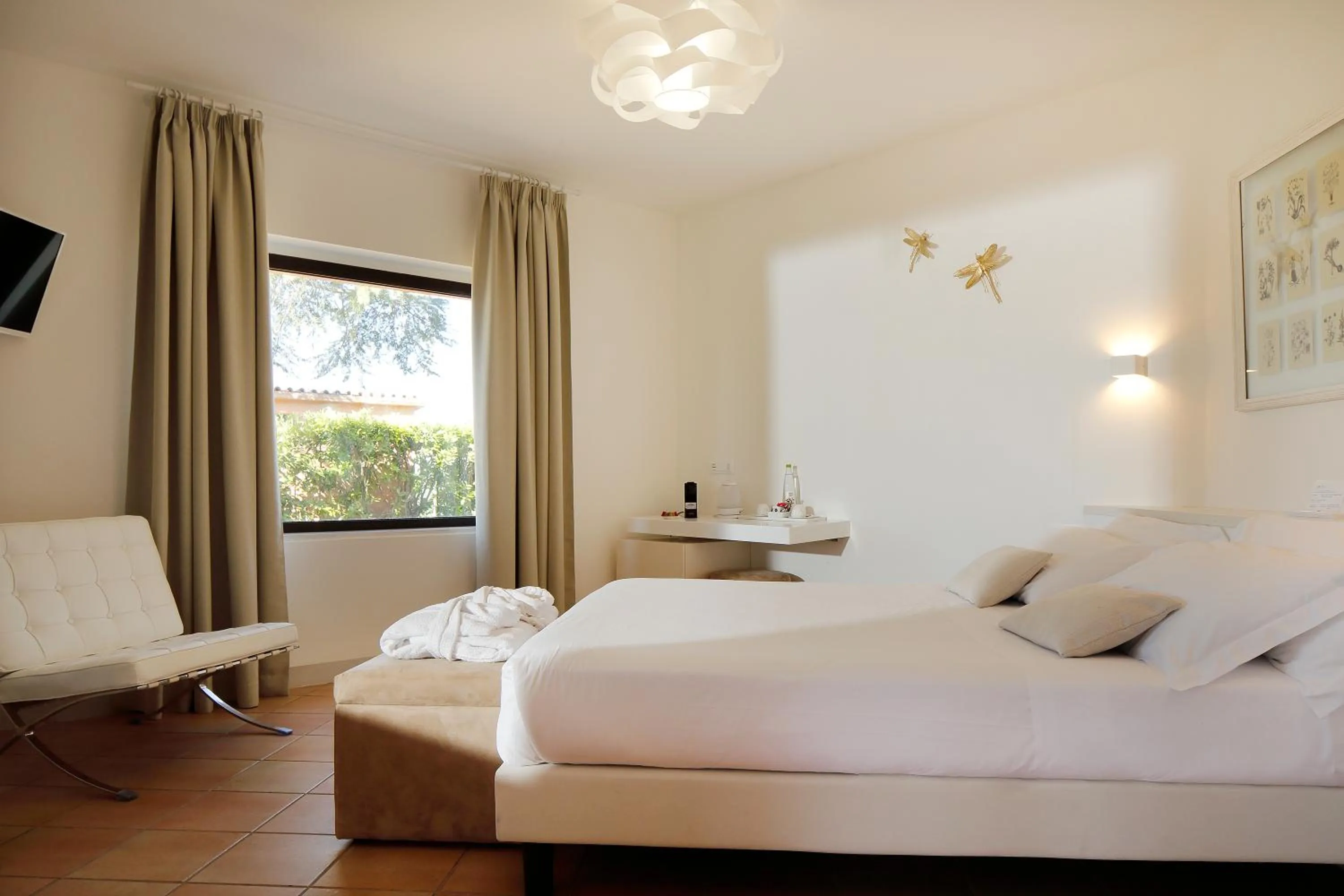 Bed in Giotto Country House & Spa