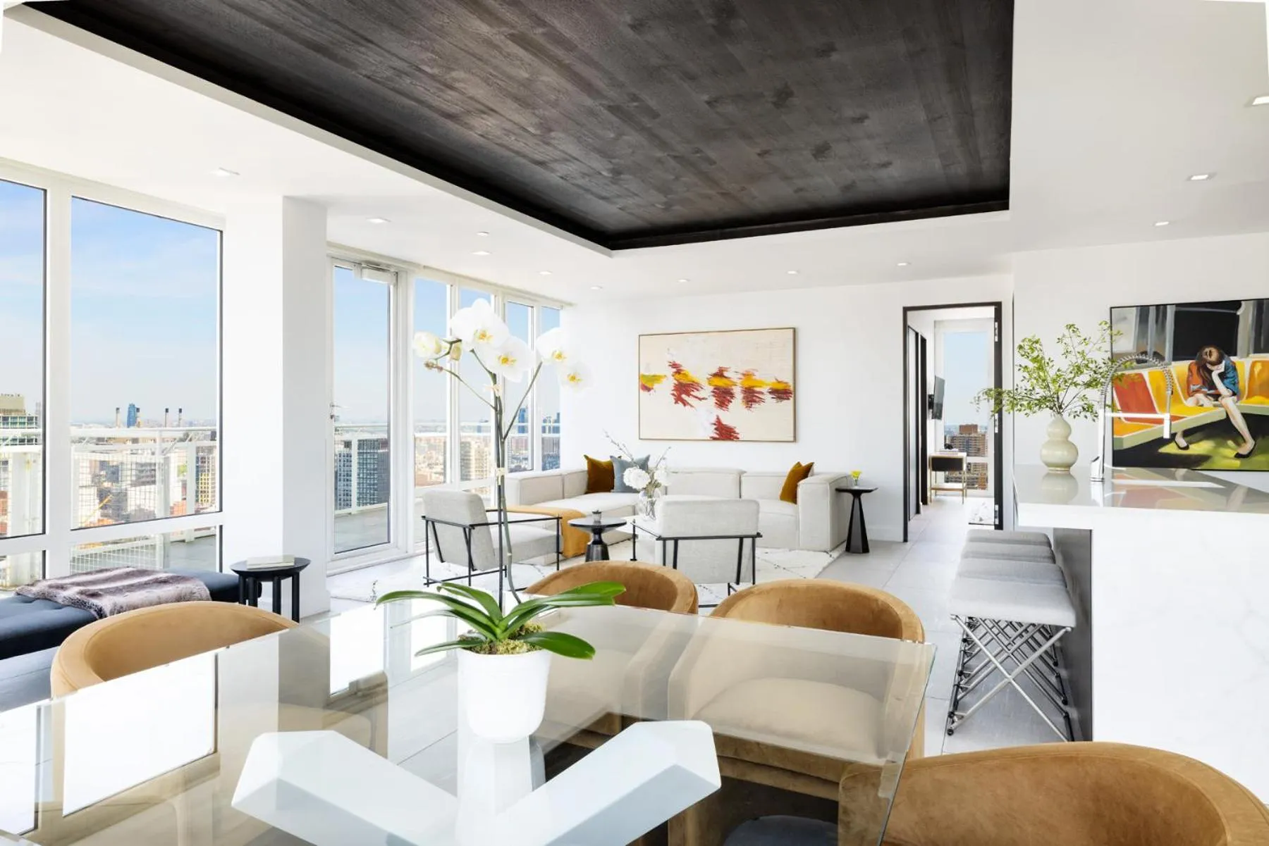 Living room in NoMo SoHo