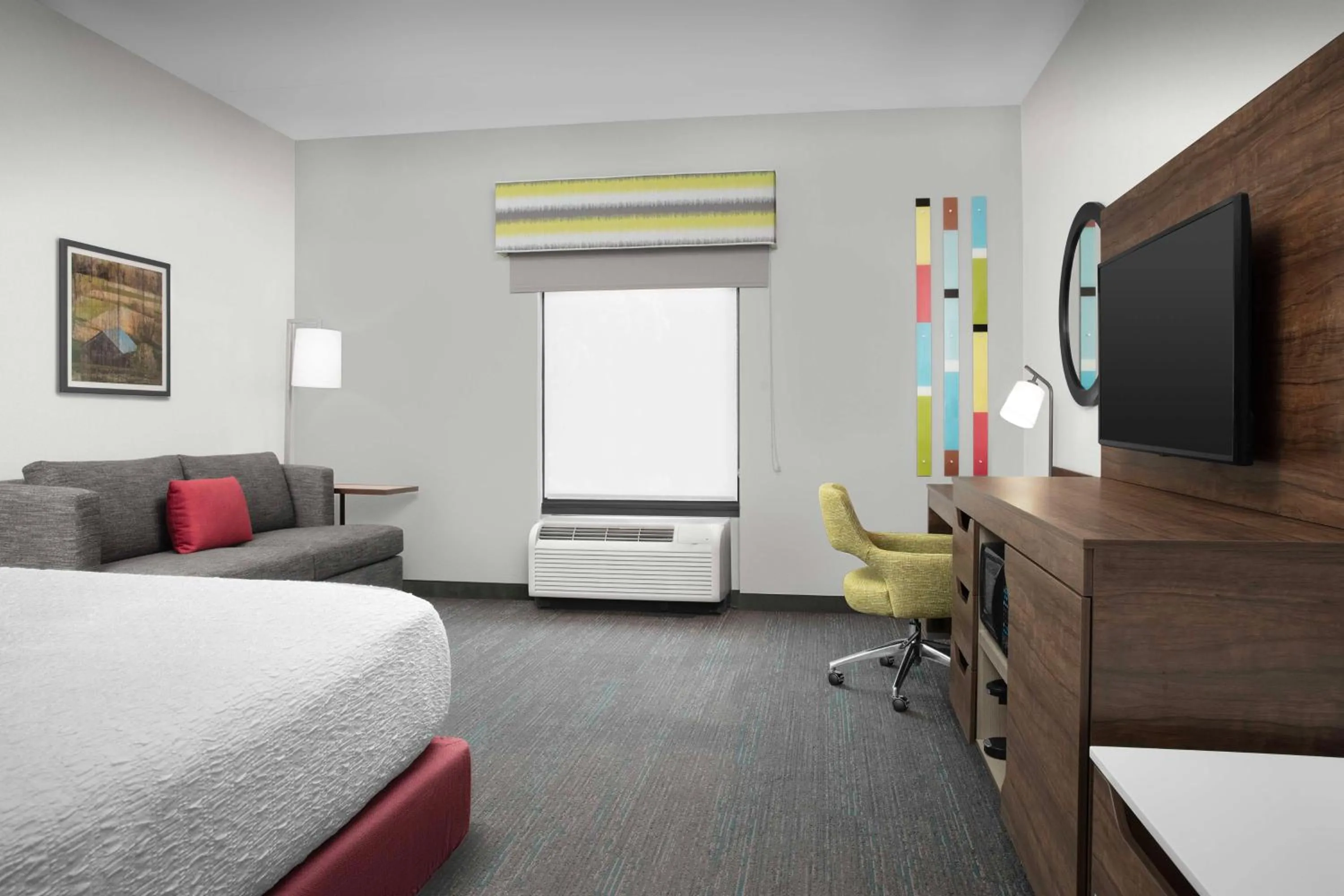 Living room, Bed in Hampton Inn Dandridge