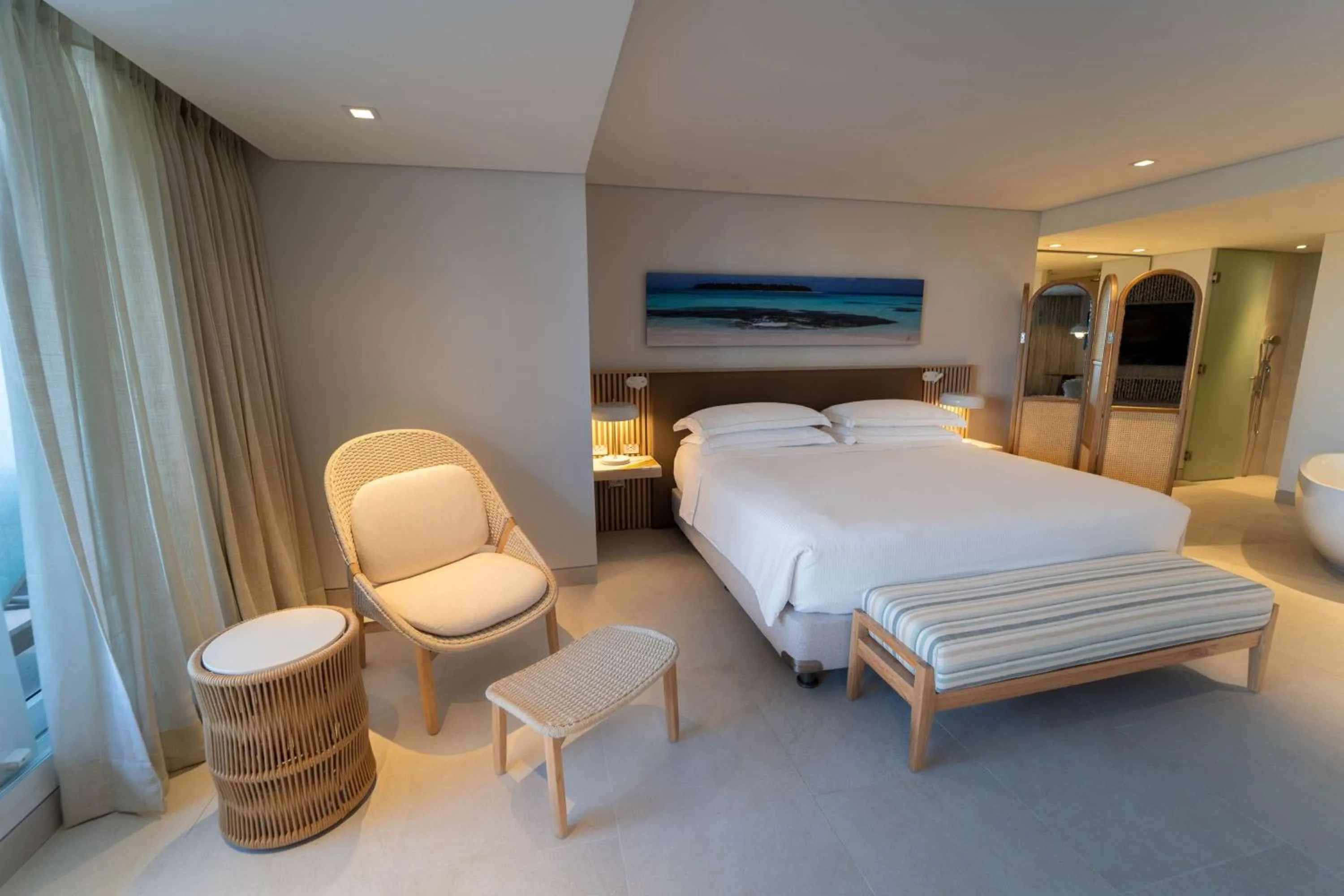 Bed in Hilton Cartagena