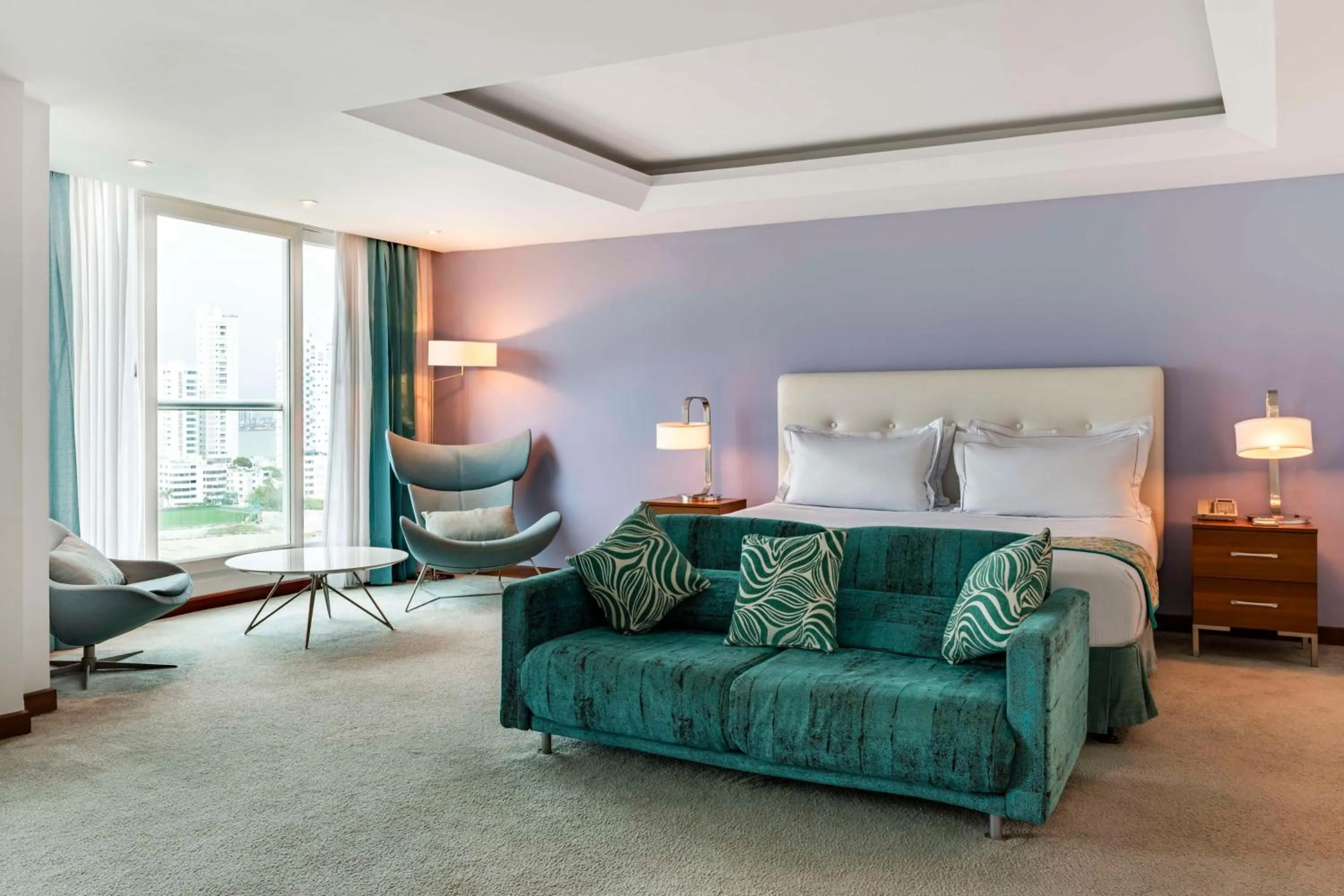 Living room in Hilton Cartagena