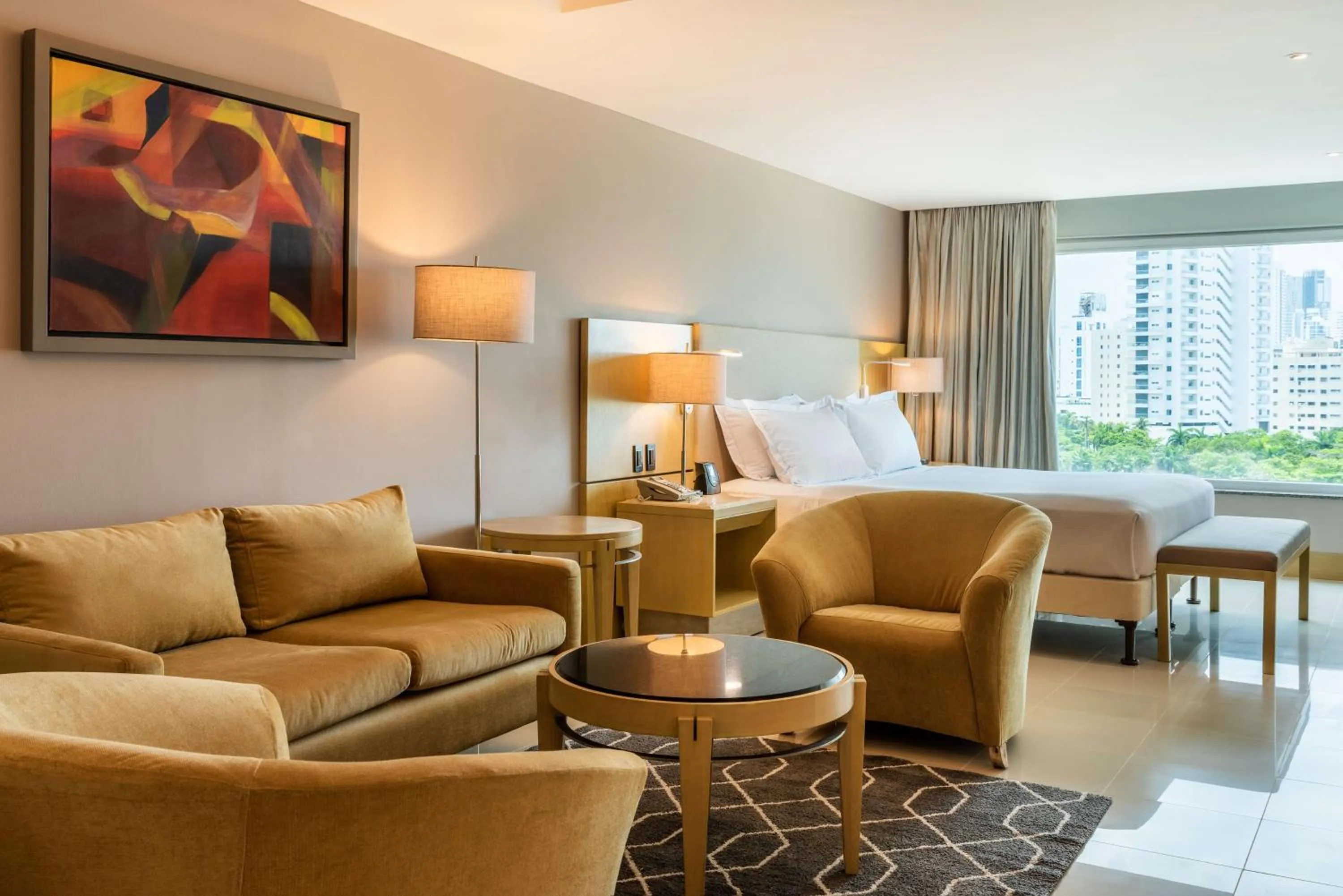 Living room in Hilton Cartagena