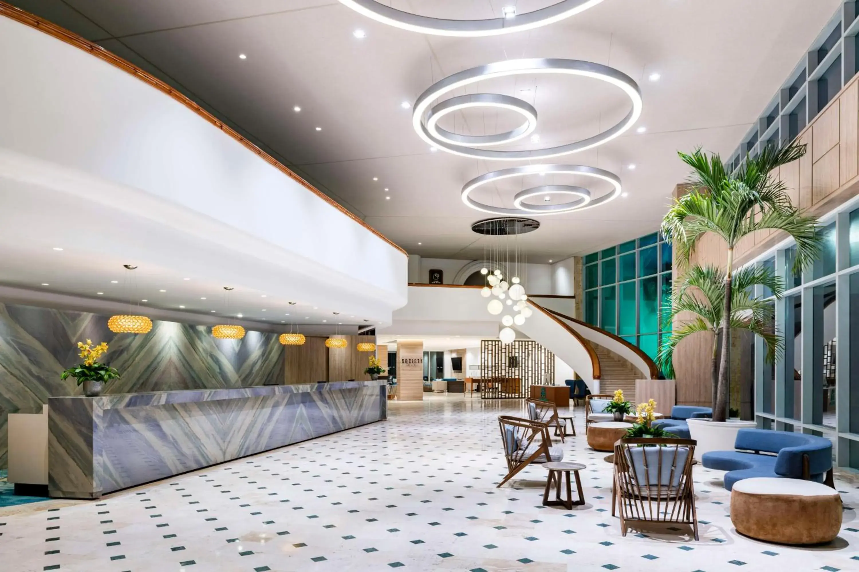 Lobby or reception in Hilton Cartagena Lobby or reception in Hilton Cartagena