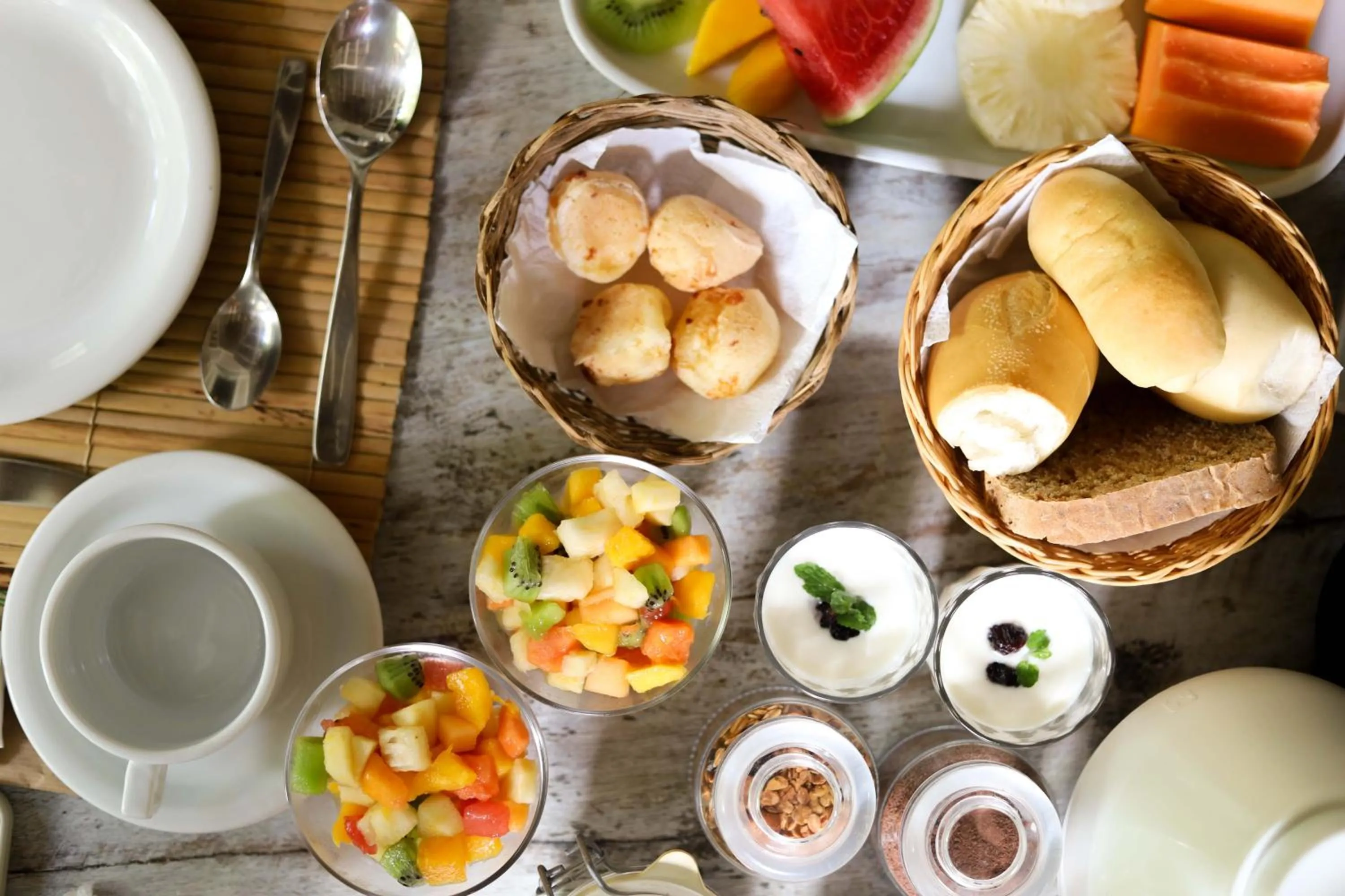 Food and drinks in Pousada Capim Santo