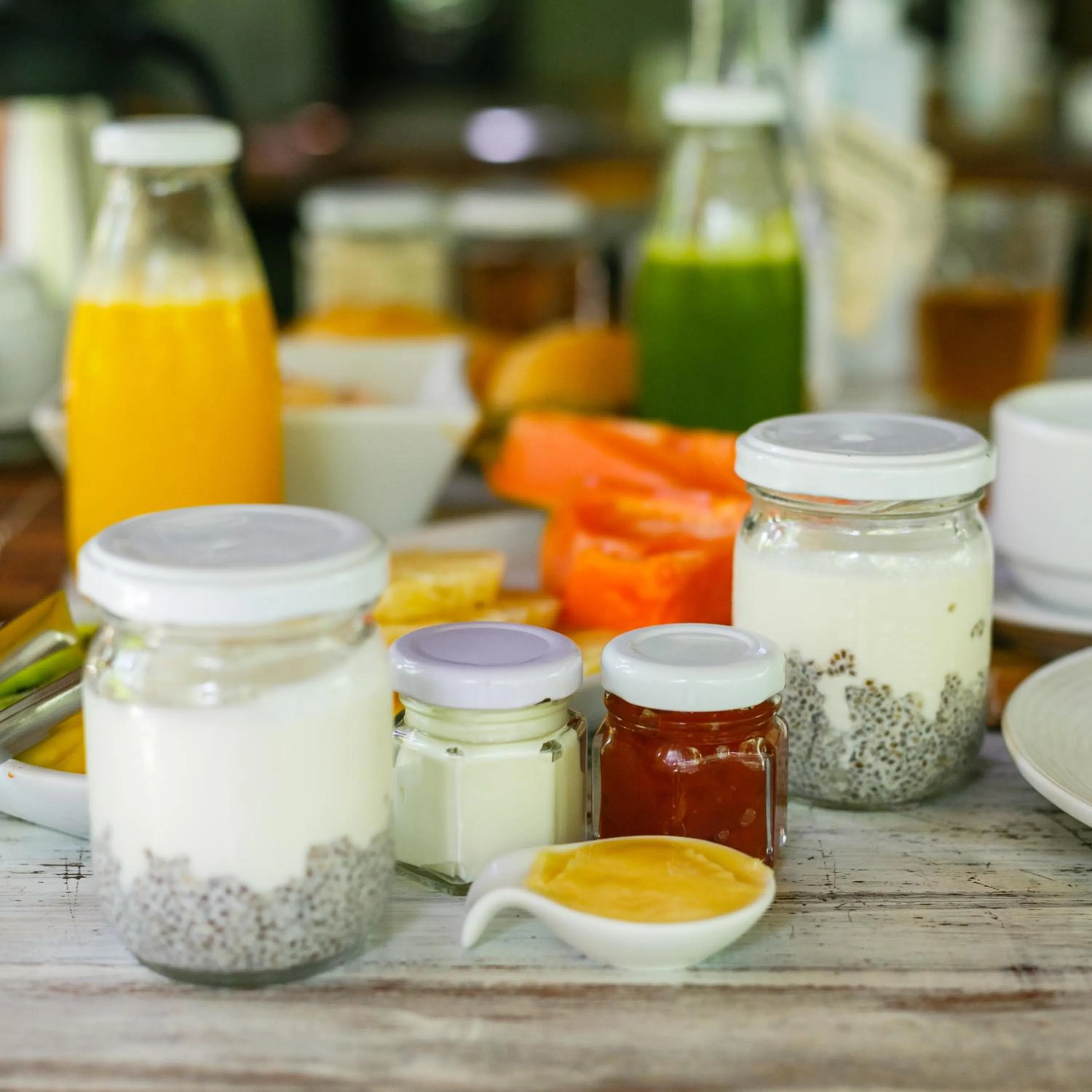 Food and drinks in Pousada Capim Santo