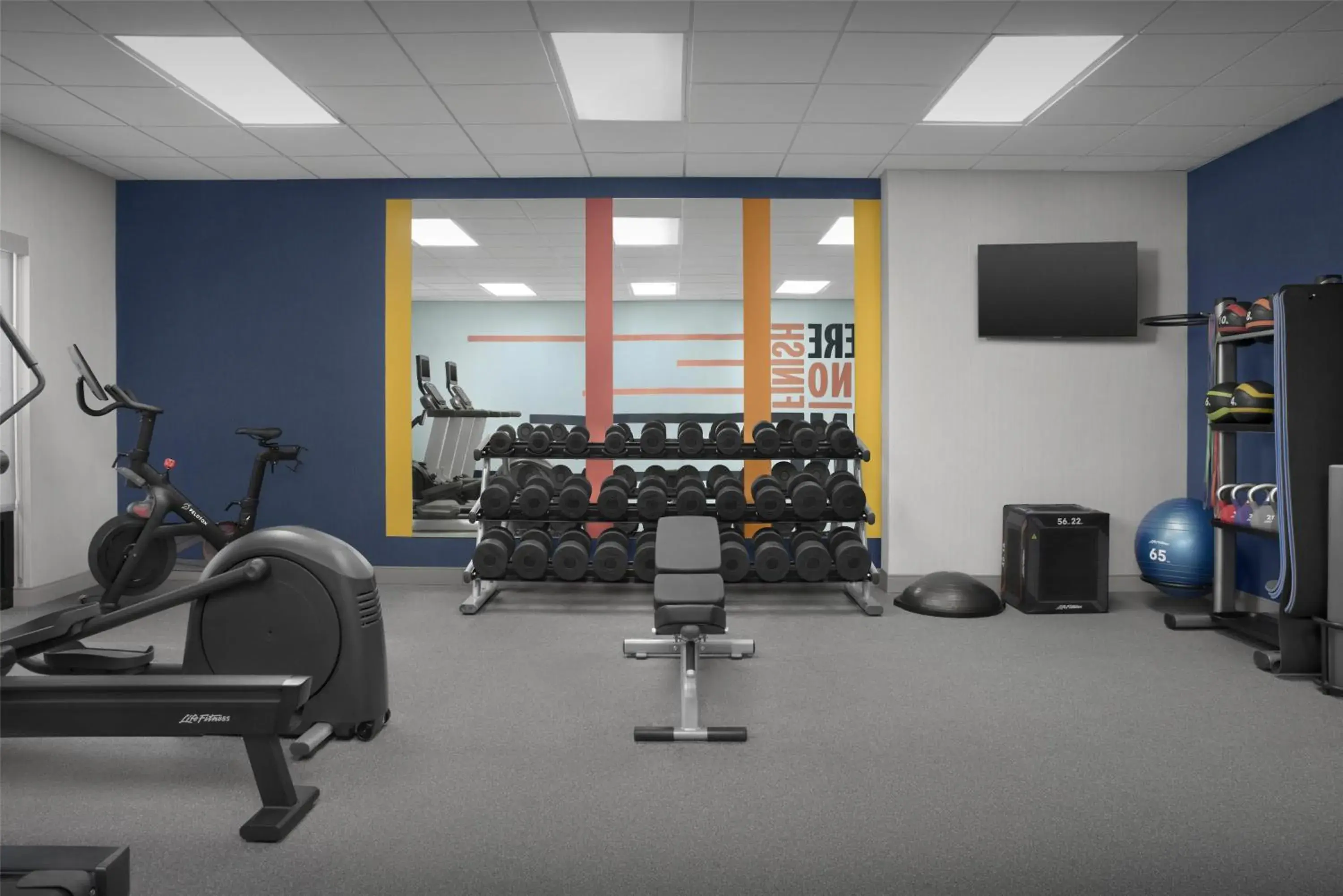 Fitness centre/facilities in Hampton Inn & Suites Laurel Fitness centre/facilities in Hampton Inn & Suites Laurel