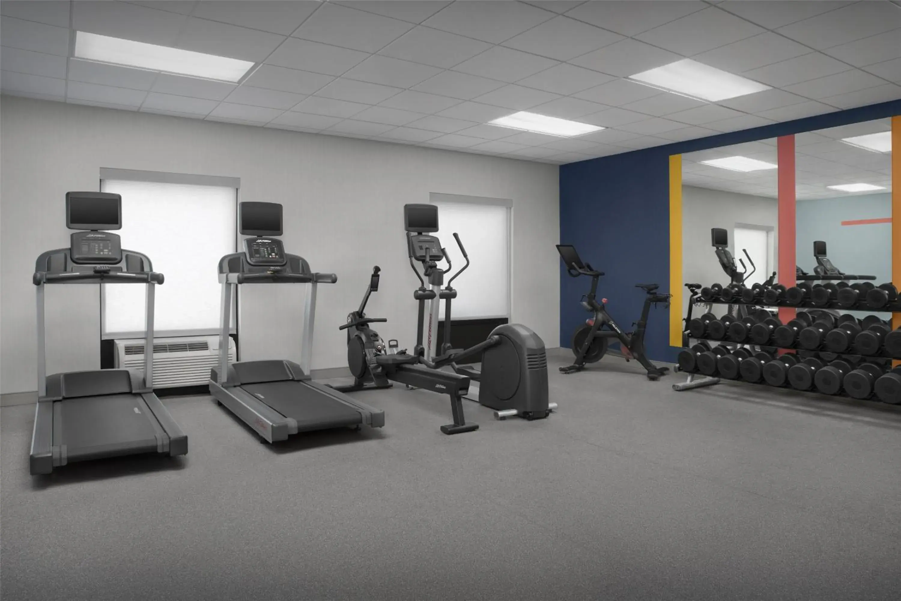 Fitness centre/facilities in Hampton Inn & Suites Laurel Fitness centre/facilities in Hampton Inn & Suites Laurel
