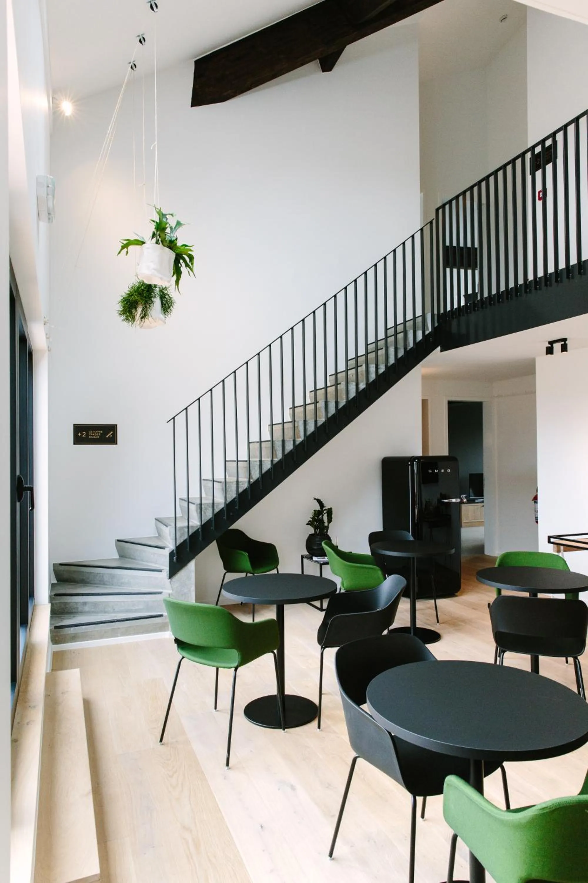 Communal lounge/ TV room in TRUST Hotel