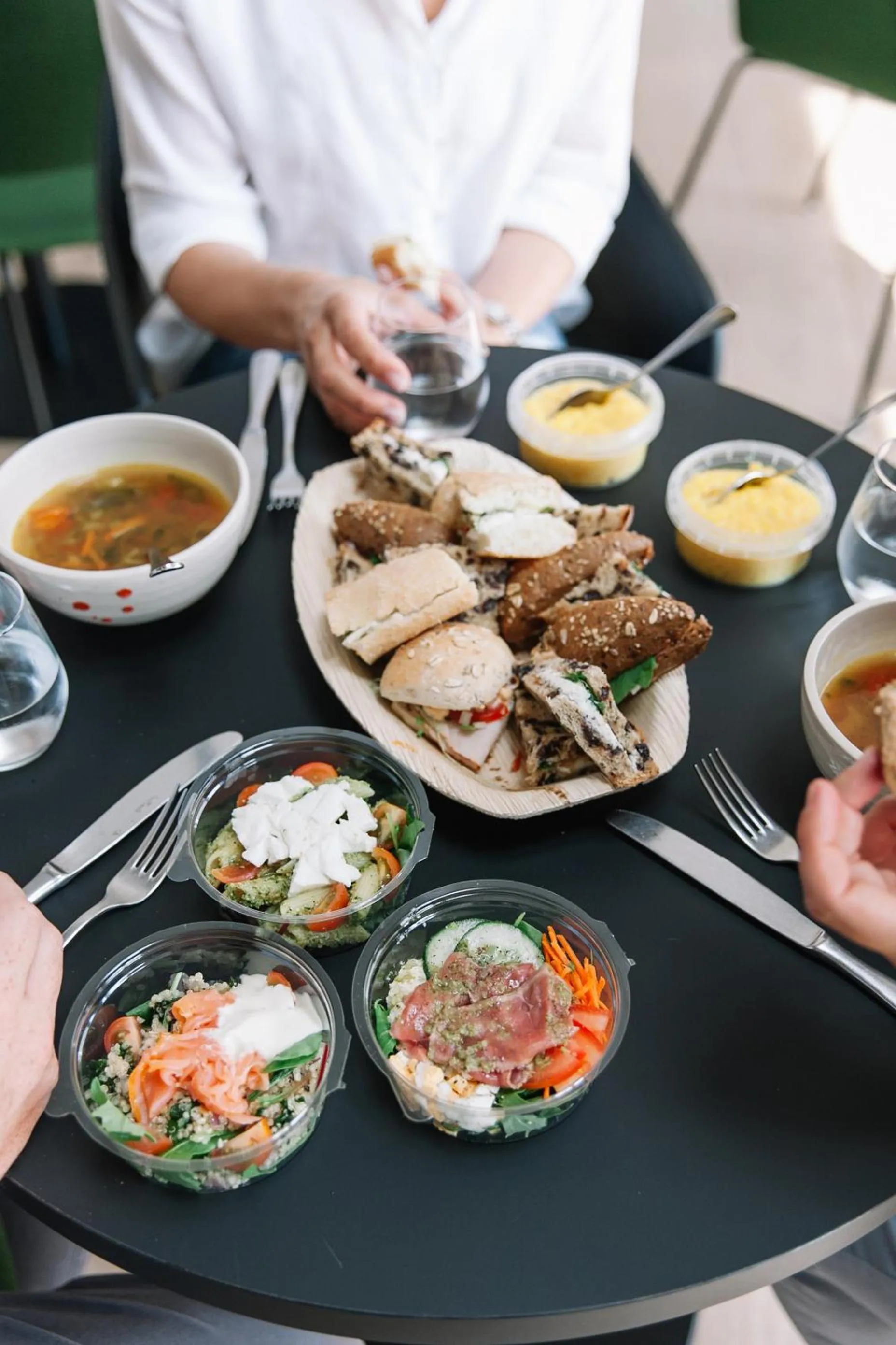 Food close-up in TRUST Hotel