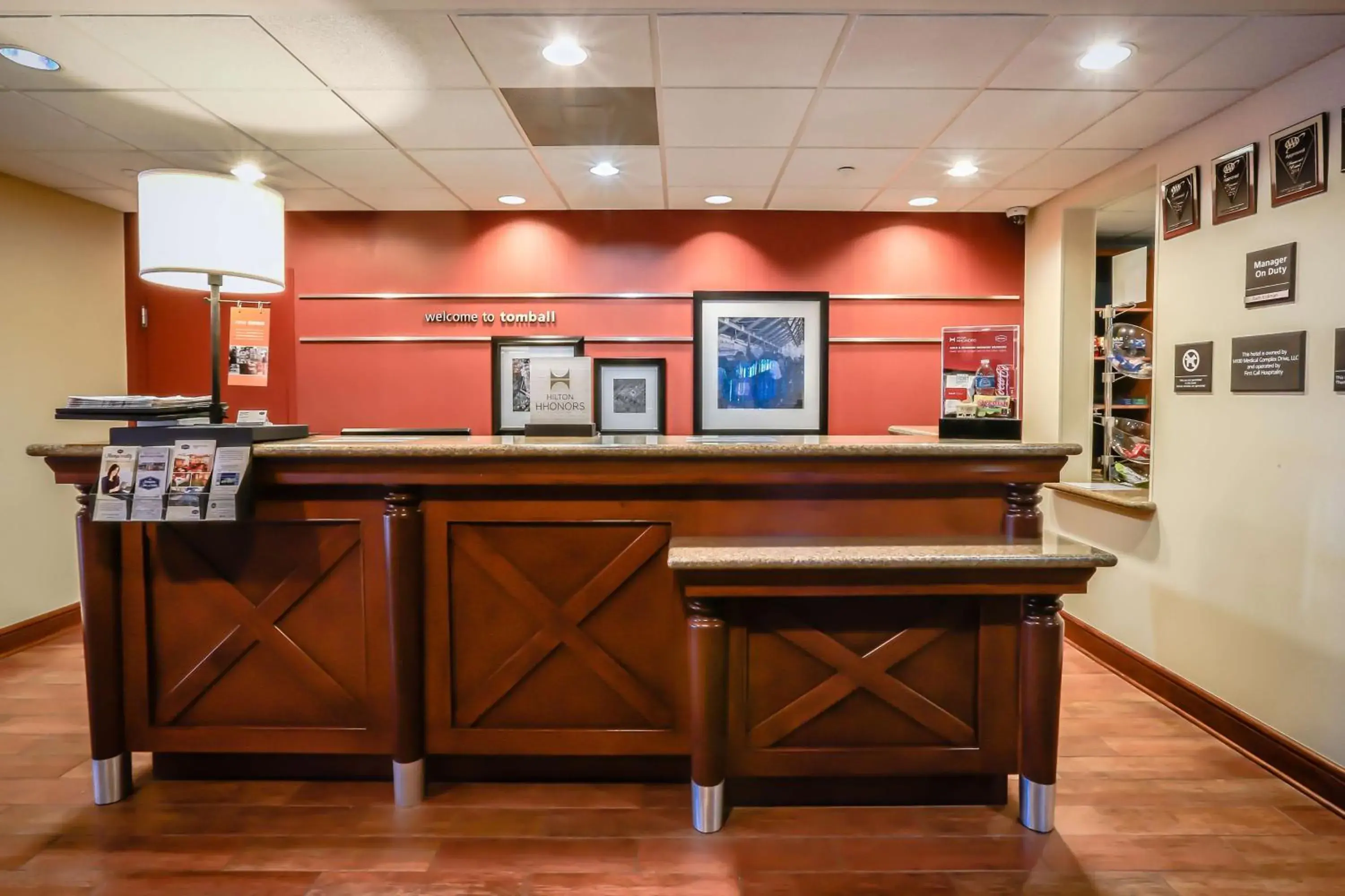 Lobby or reception in Hampton Inn & Suites by Hilton Tomball Houston NW Lobby or reception in Hampton Inn & Suites by Hilton Tomball Houston NW