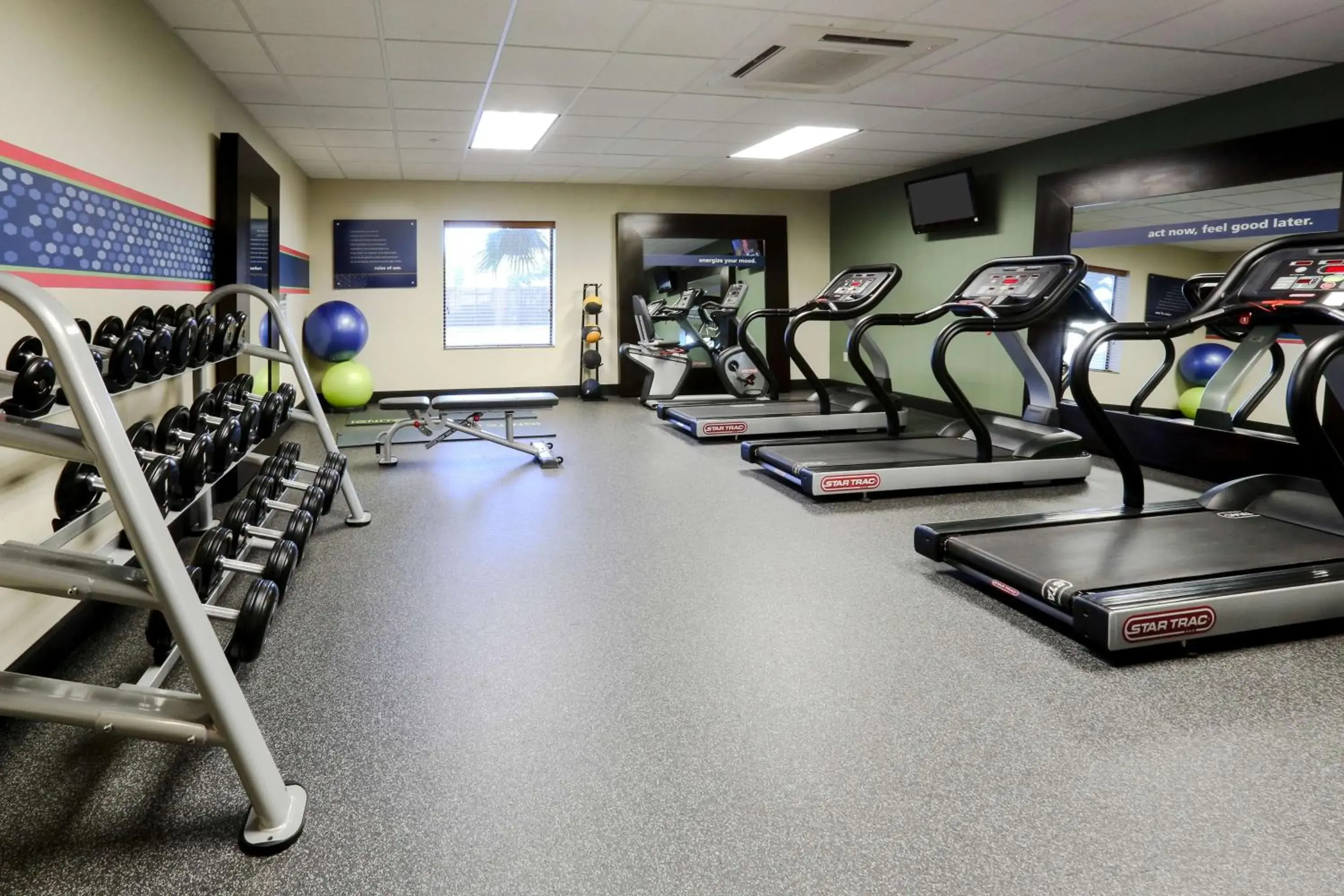 Fitness centre/facilities in Hampton Inn & Suites by Hilton Tomball Houston NW Fitness centre/facilities in Hampton Inn & Suites by Hilton Tomball Houston NW
