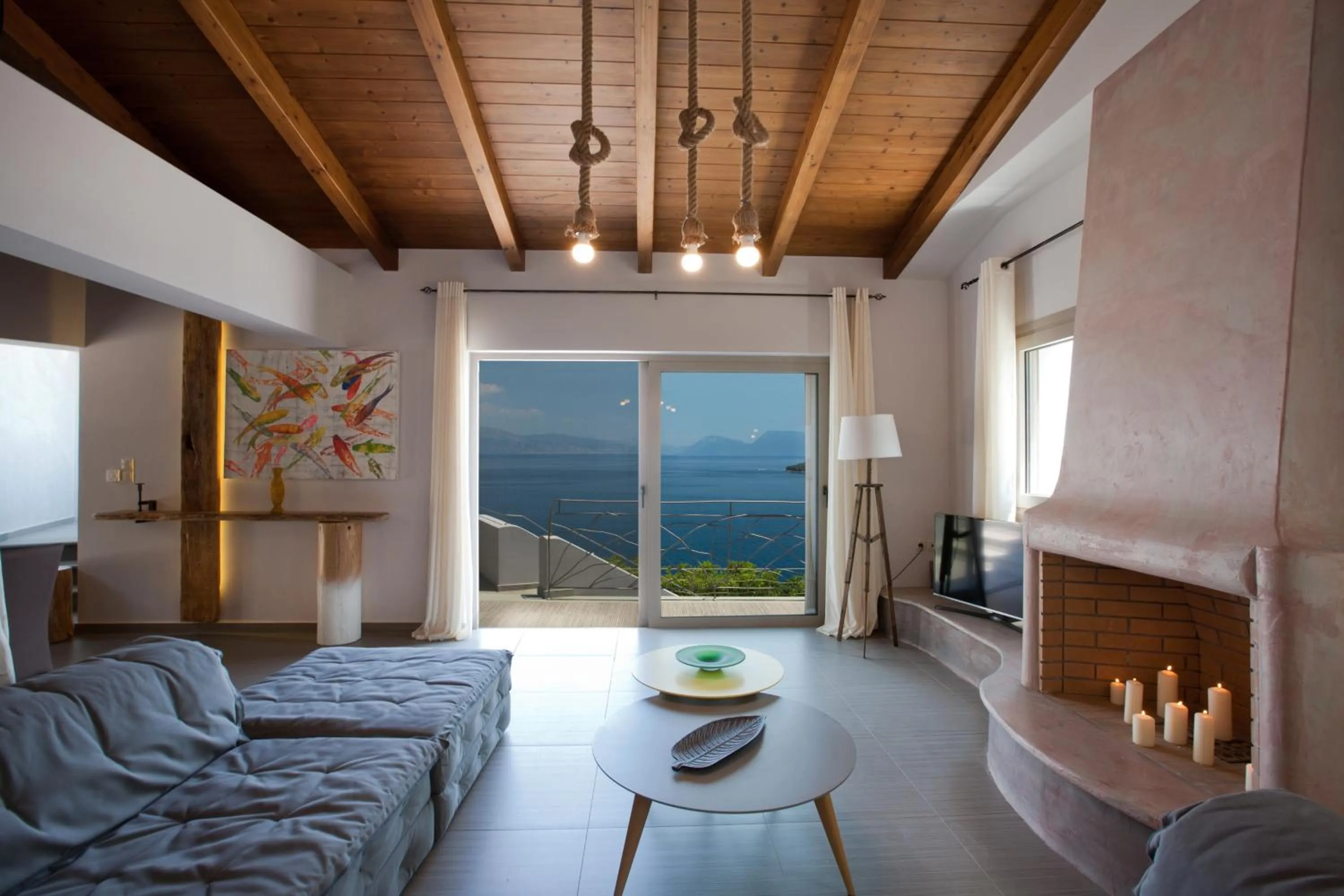 Living room in Celestia Villas