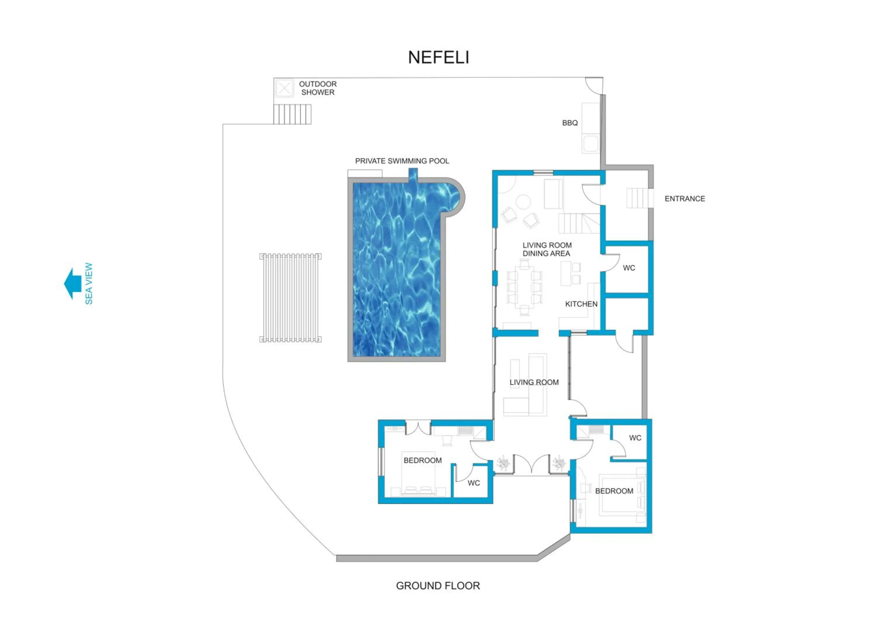 Floor plan in Celestia Villas