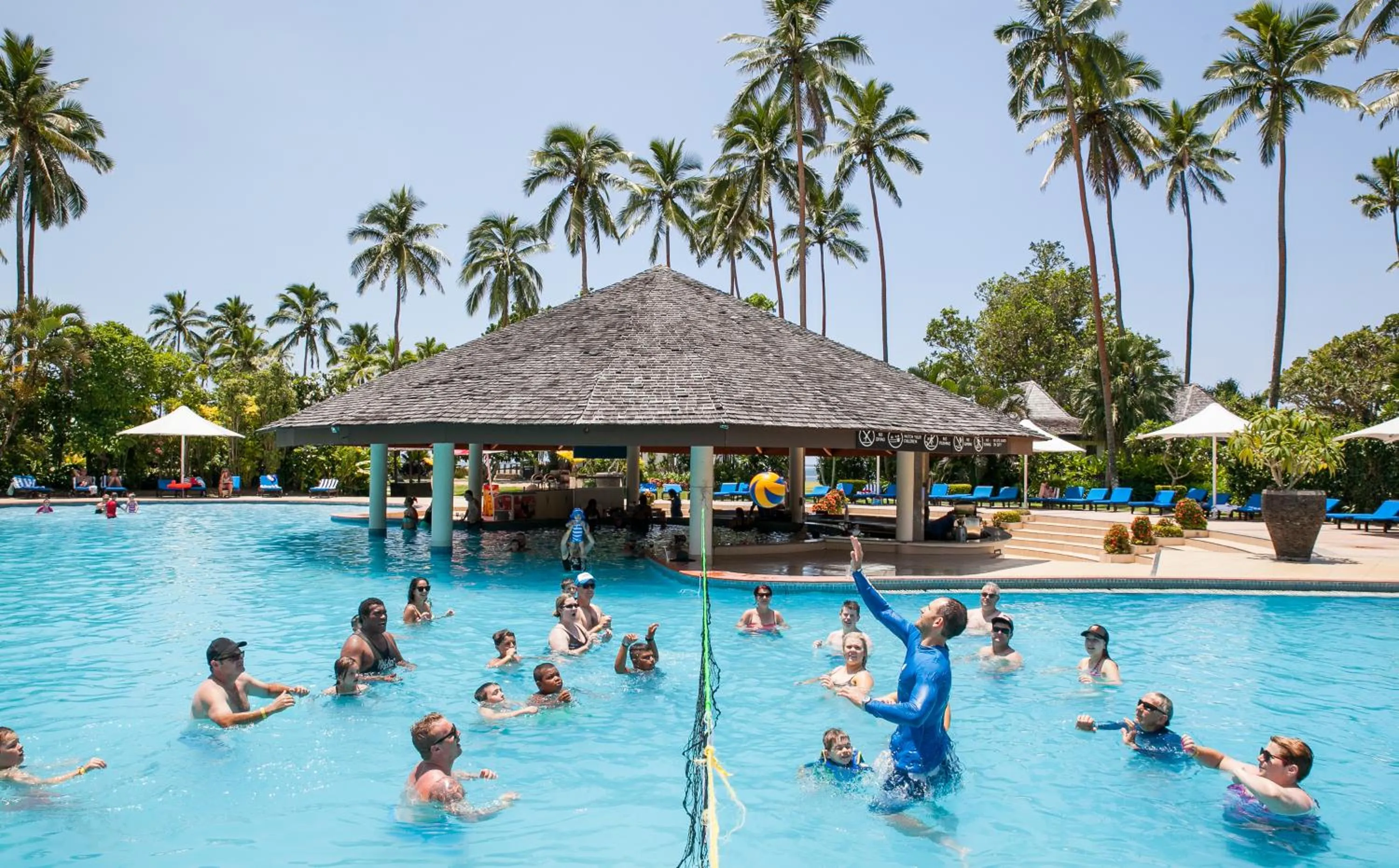 Swimming pool in The Naviti Resort