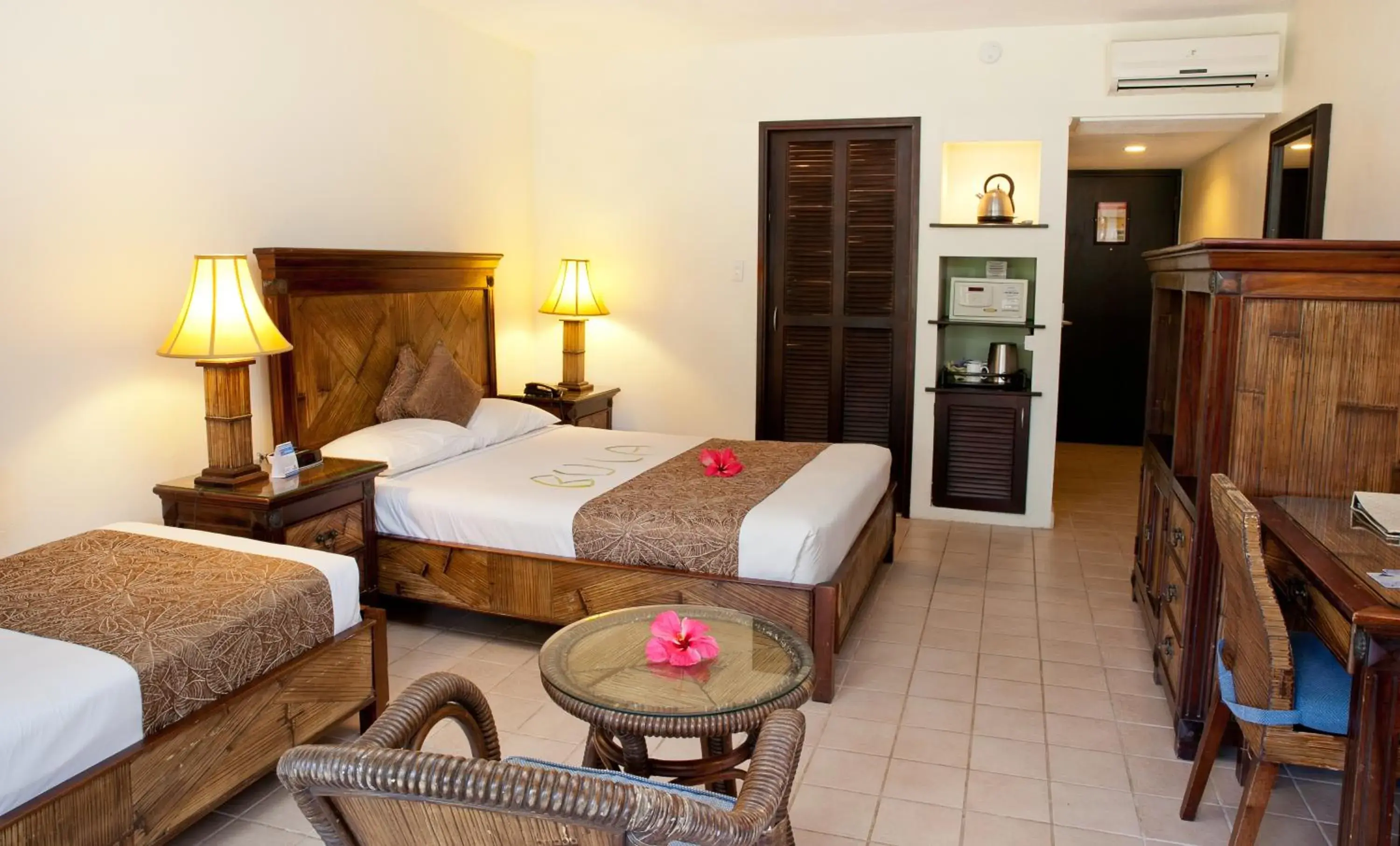 Bed in The Naviti Resort Bed in The Naviti Resort