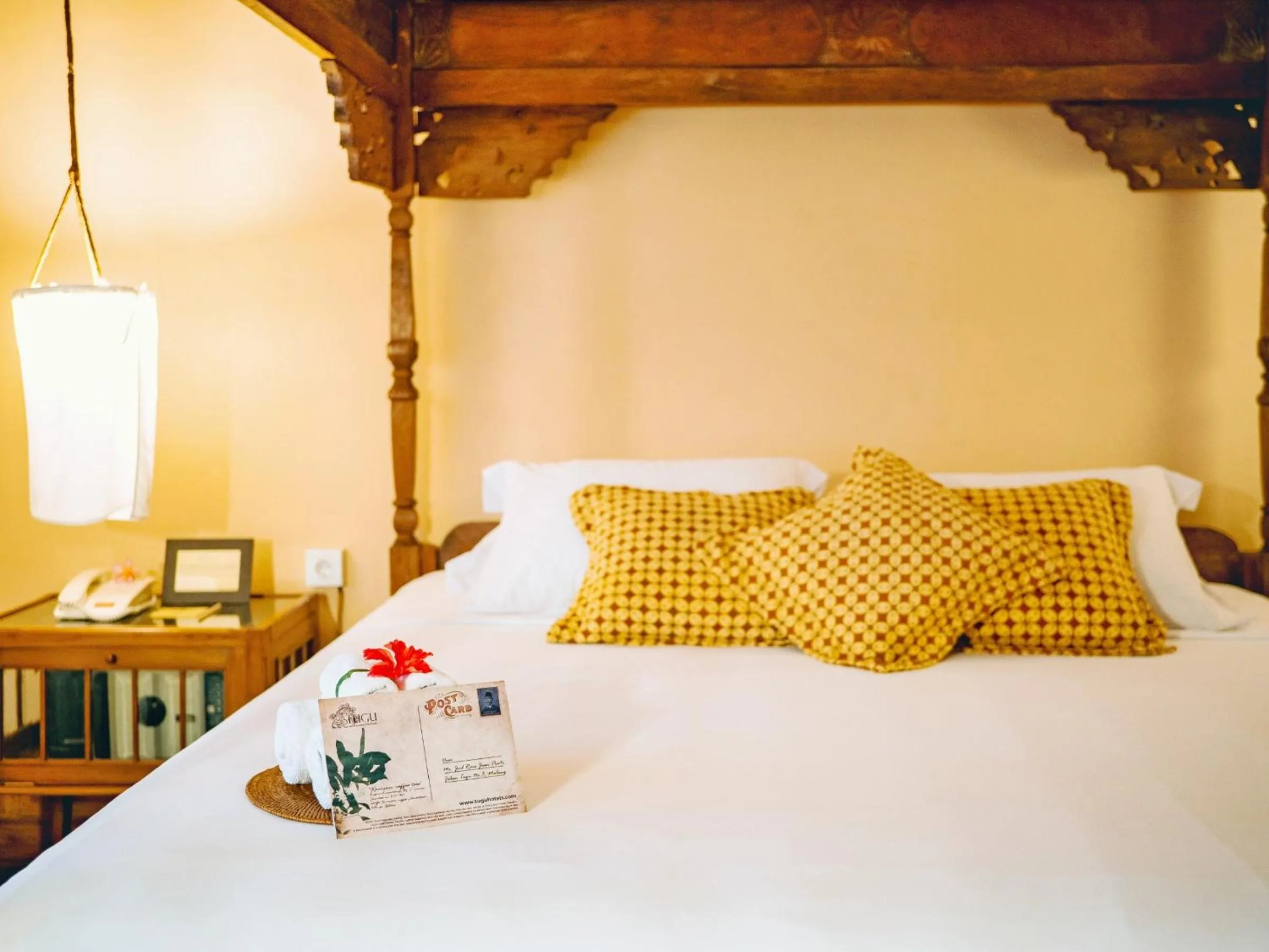 Bed in Hotel Tugu Malang