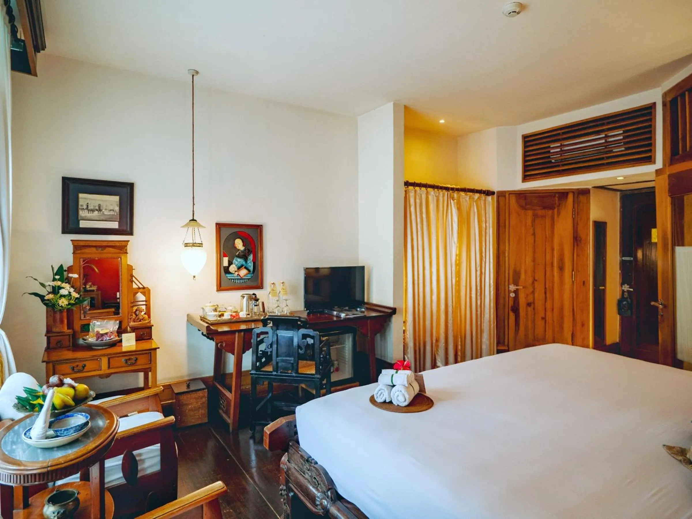 Bed in Hotel Tugu Malang