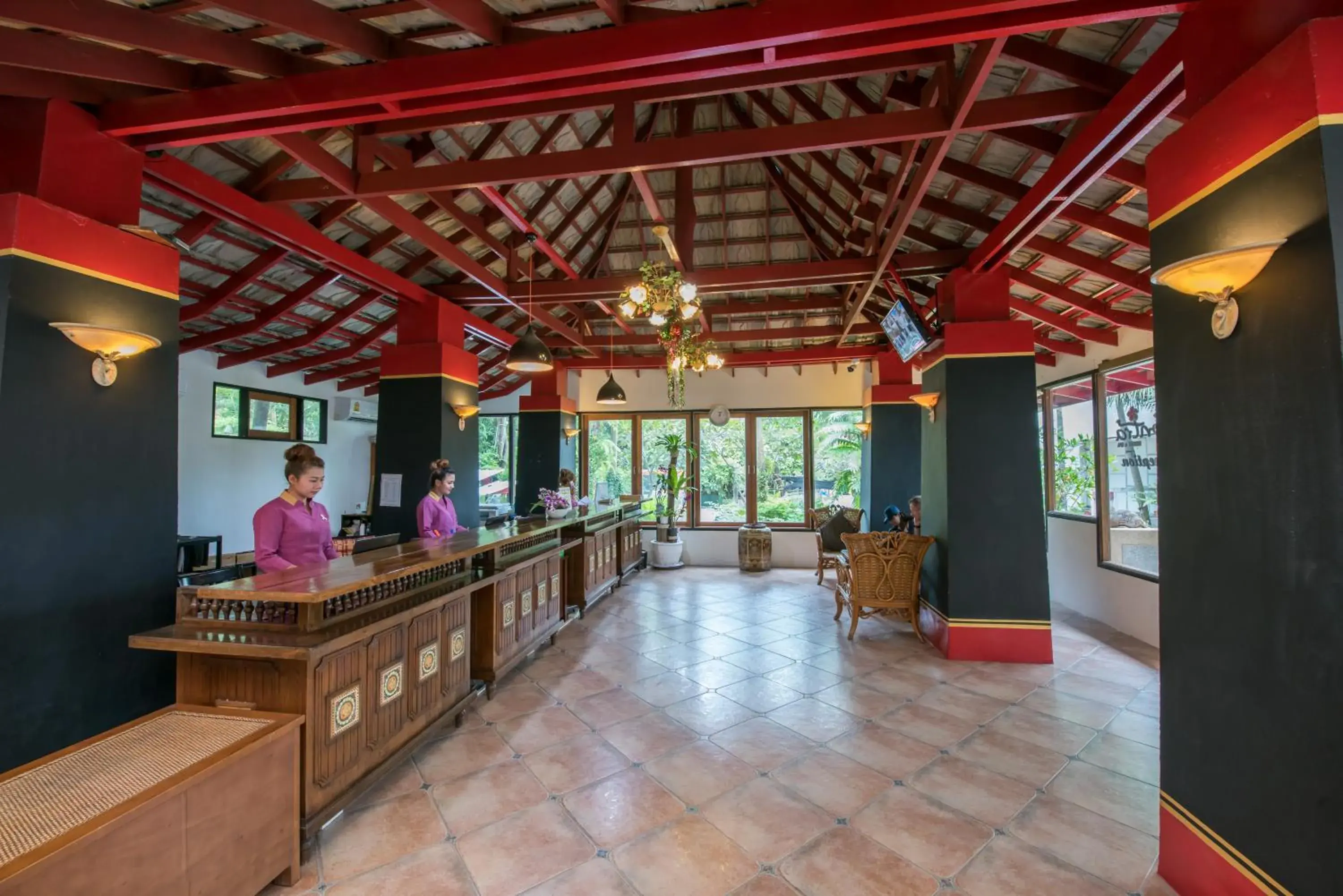 Lobby or reception in Koh Tao Montra Resort Lobby or reception in Koh Tao Montra Resort