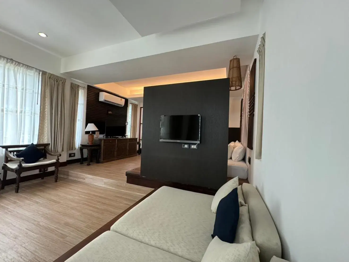 Seating area, Bed in Koh Tao Montra Resort Seating area, Bed in Koh Tao Montra Resort