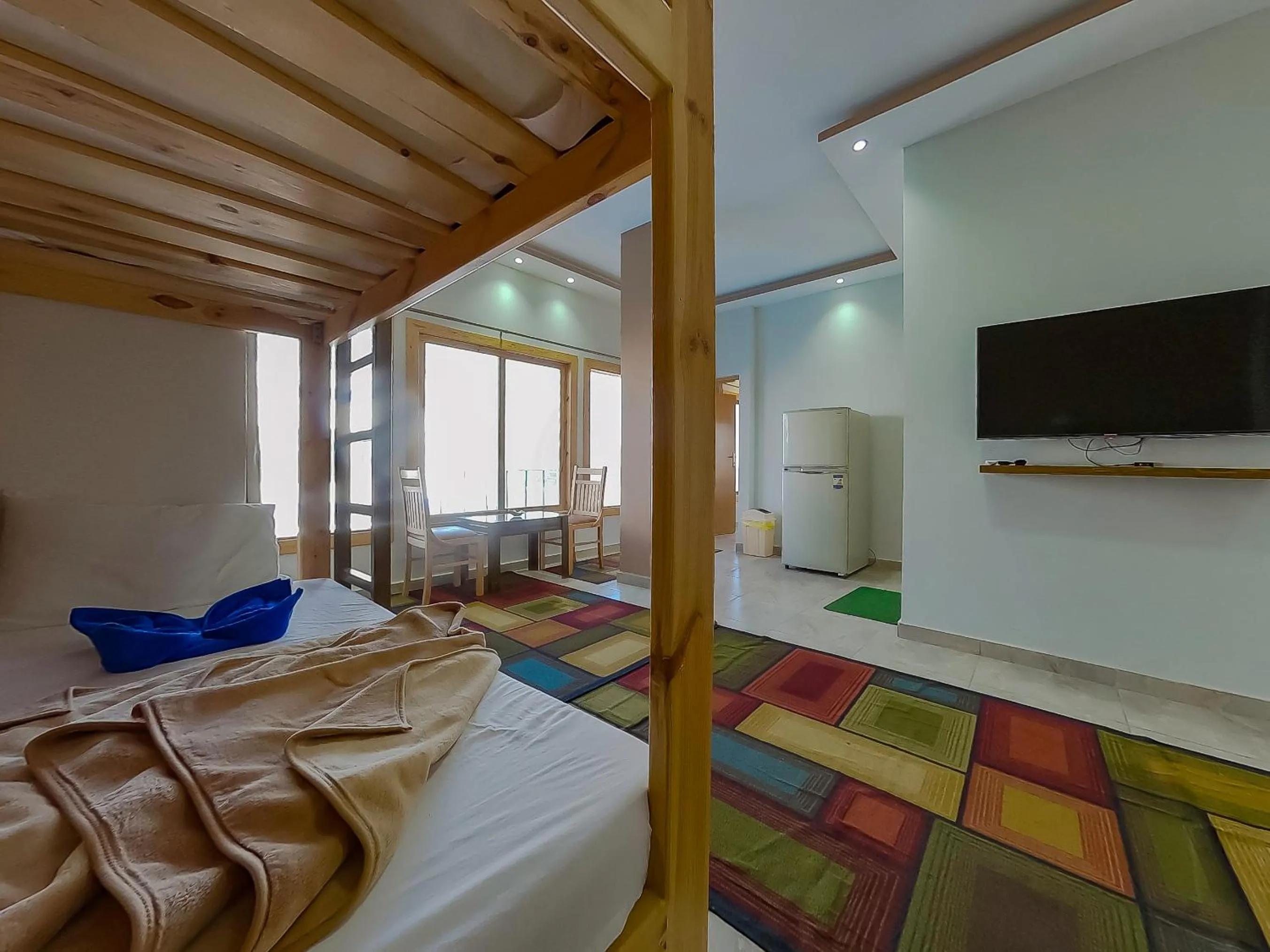 Bed in Seaview Hotel Dahab