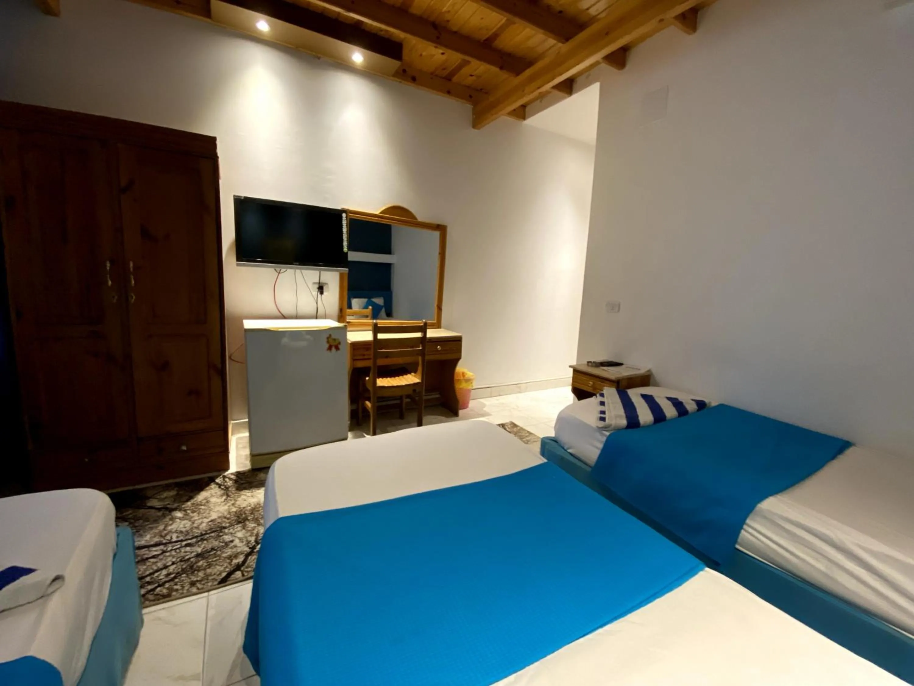 Bed in Seaview Hotel Dahab