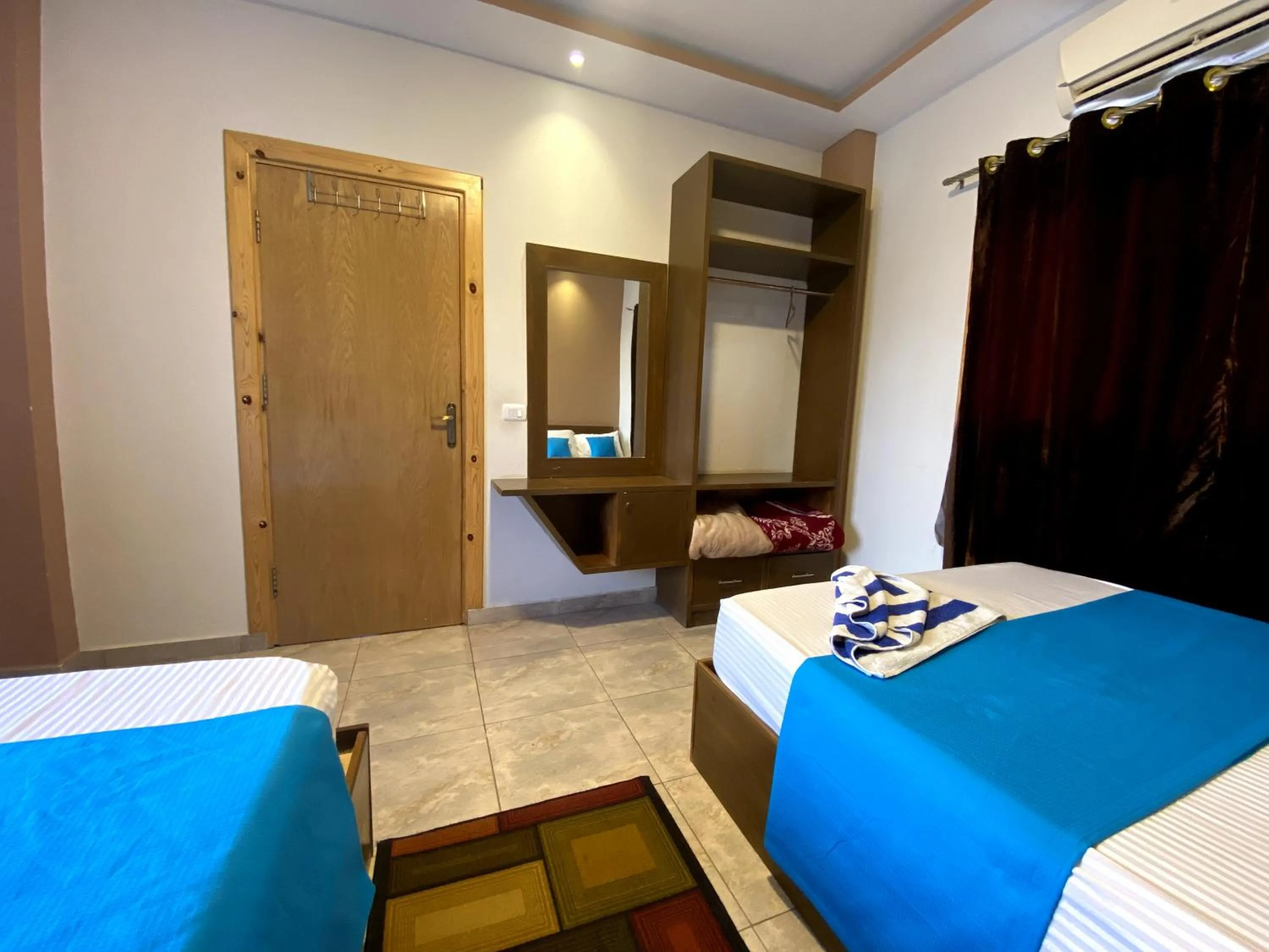 Bed in Seaview Hotel Dahab