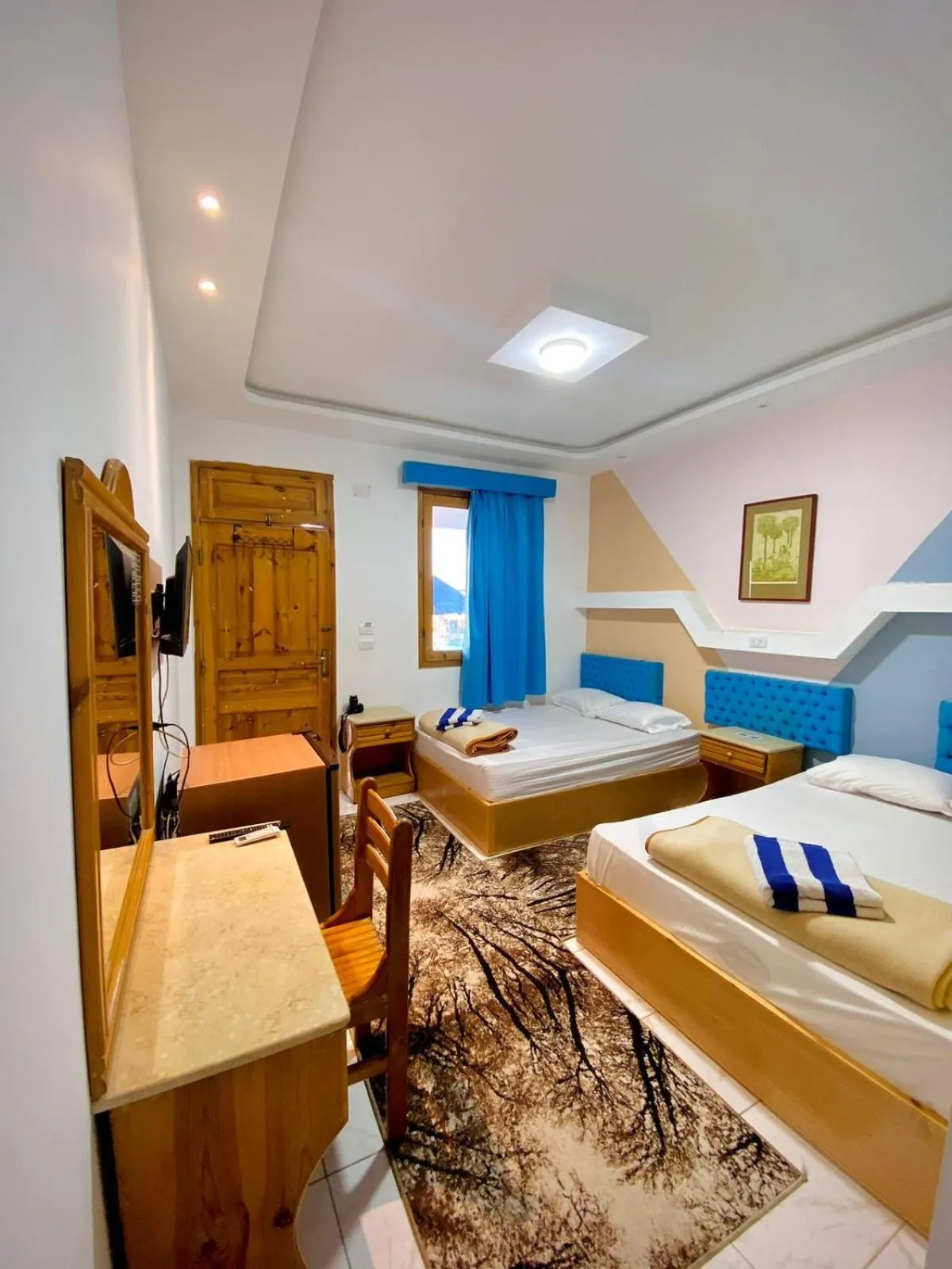 Bed in Seaview Hotel Dahab