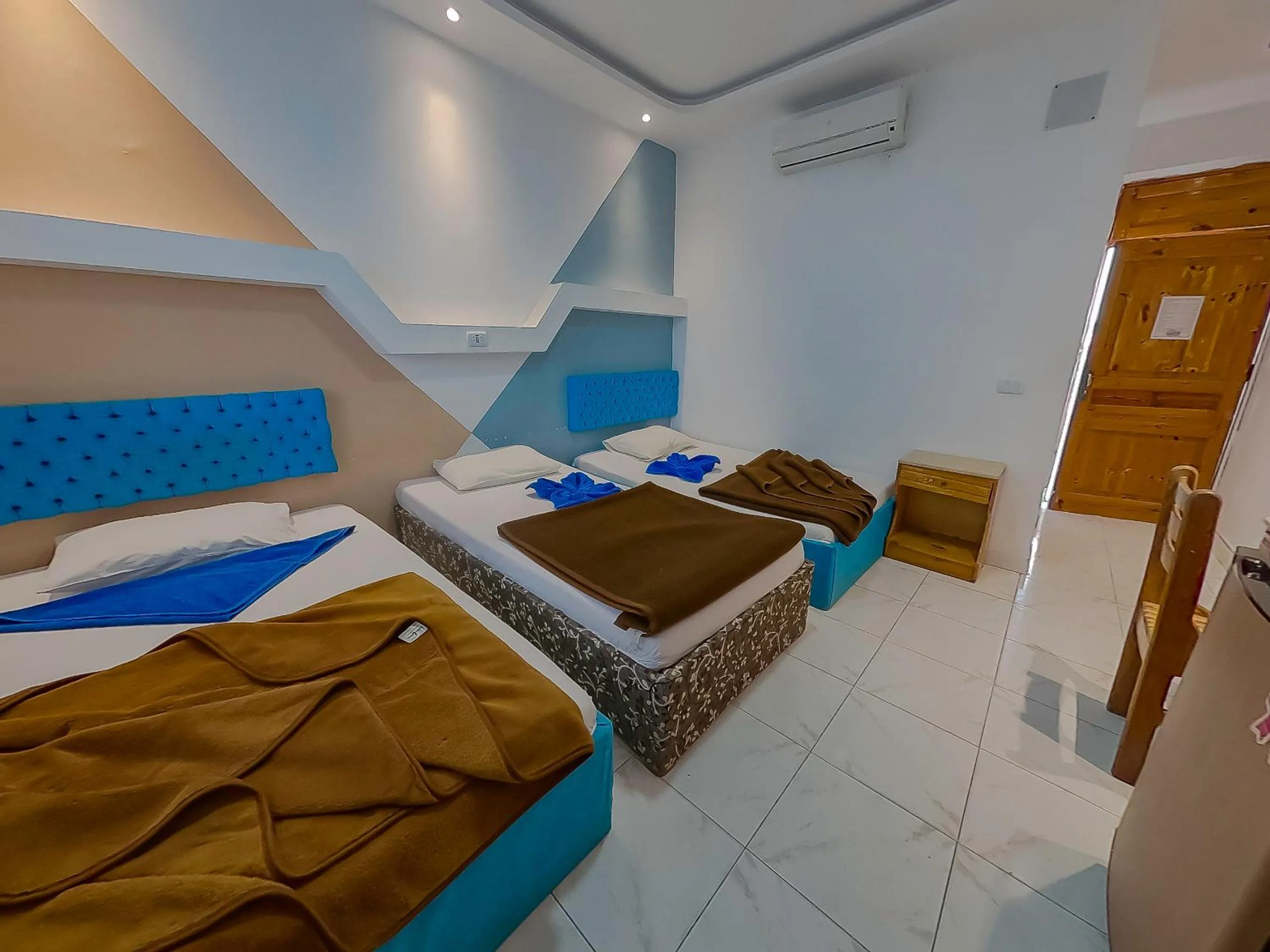 Bed in Seaview Hotel Dahab
