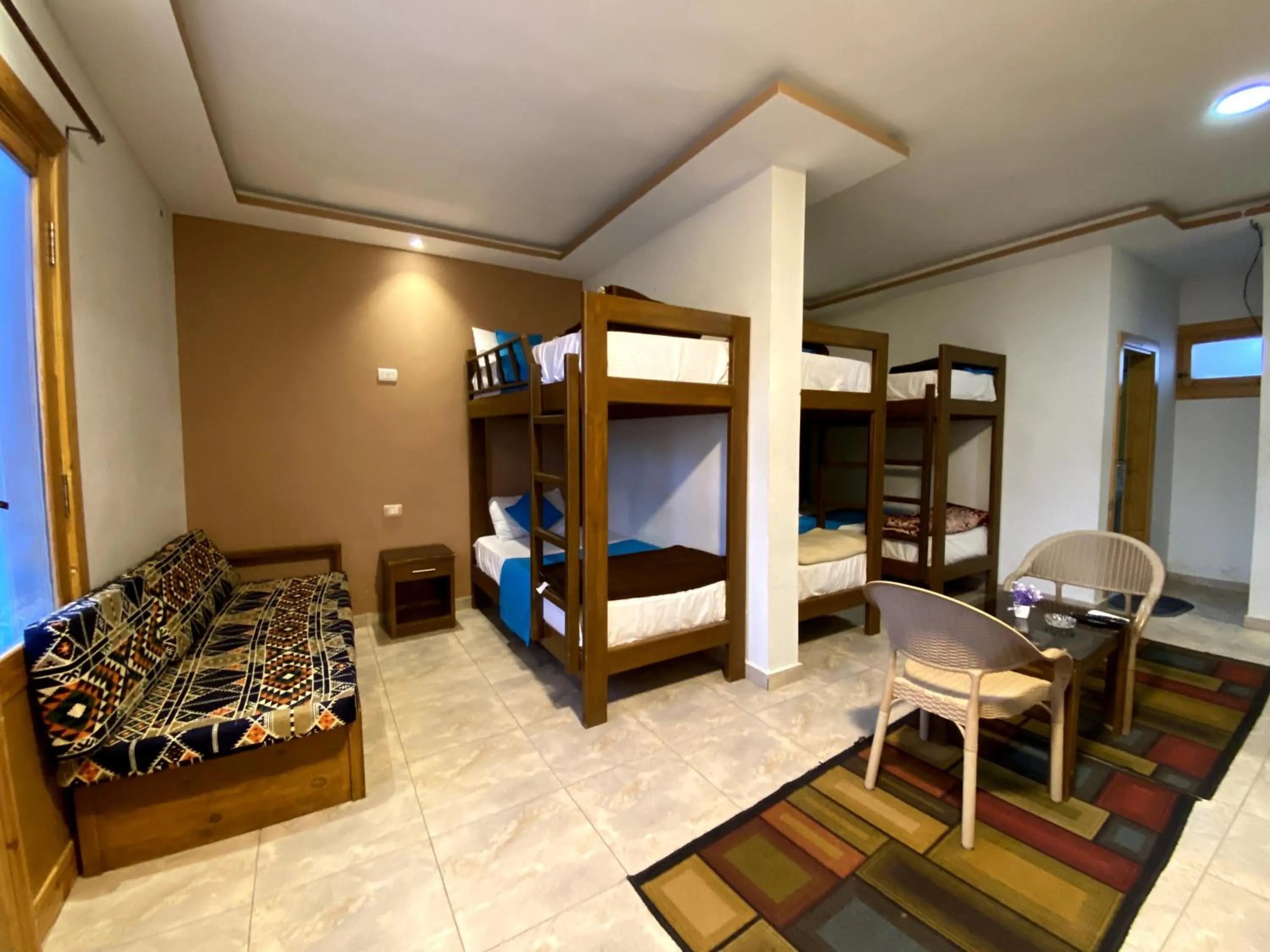 Bed in Seaview Hotel Dahab