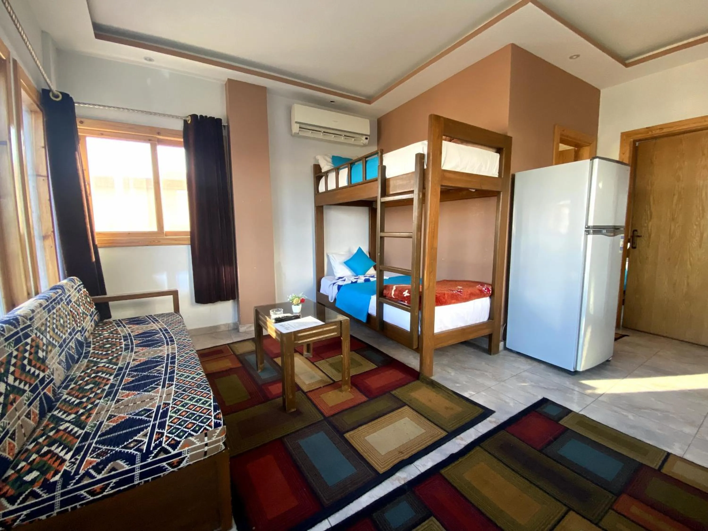 Bed in Seaview Hotel Dahab