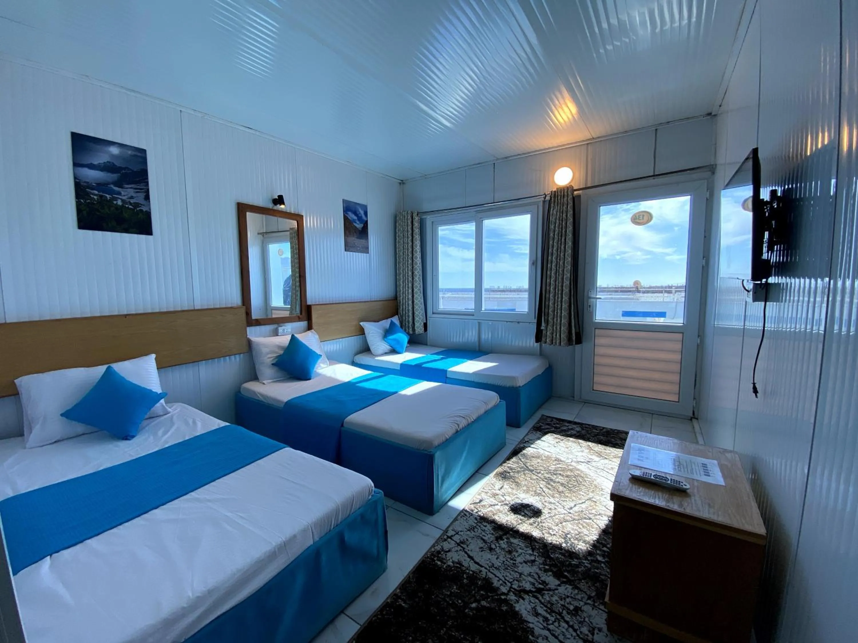 Bed in Seaview Hotel Dahab