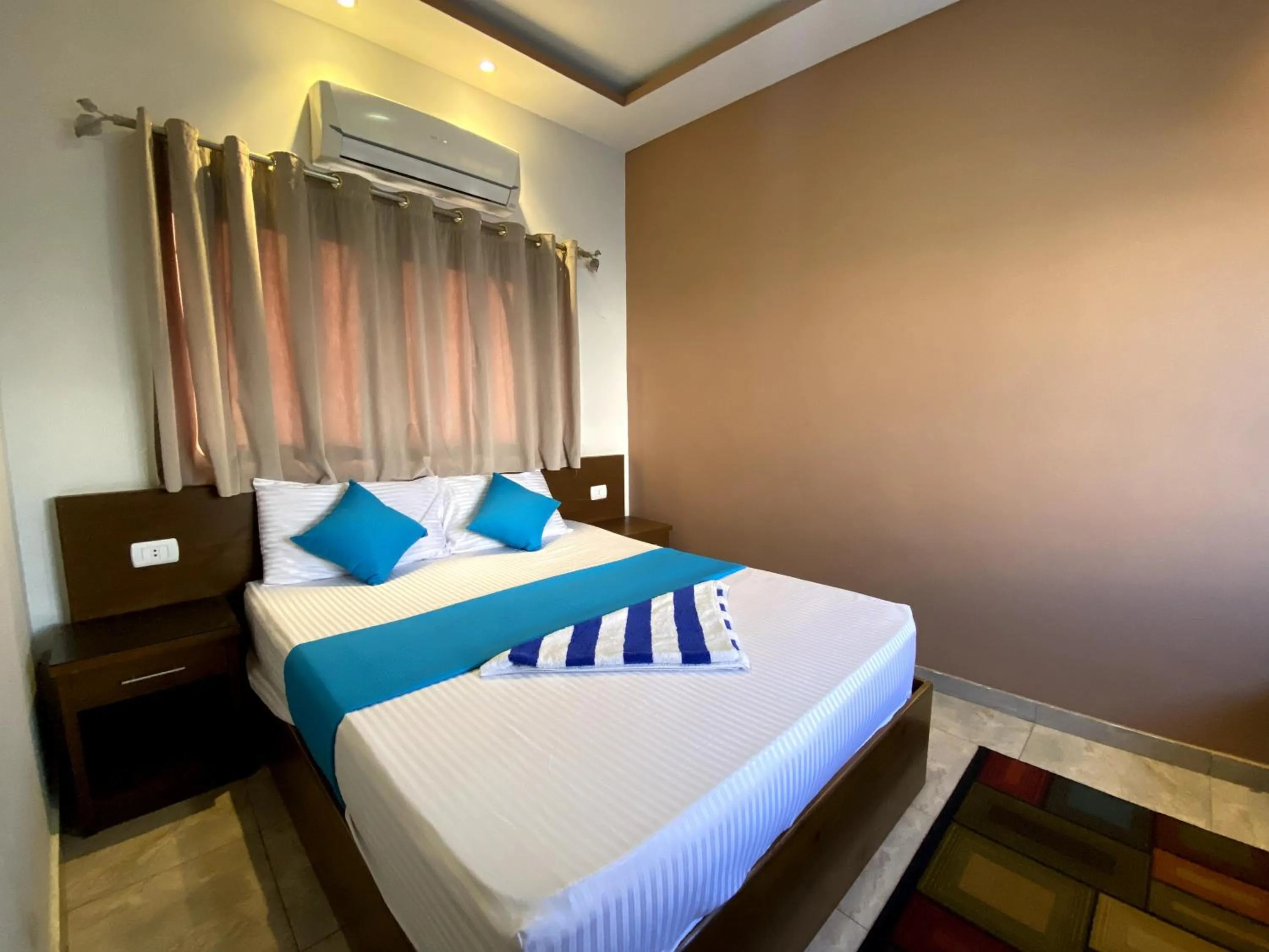 Bed in Seaview Hotel Dahab