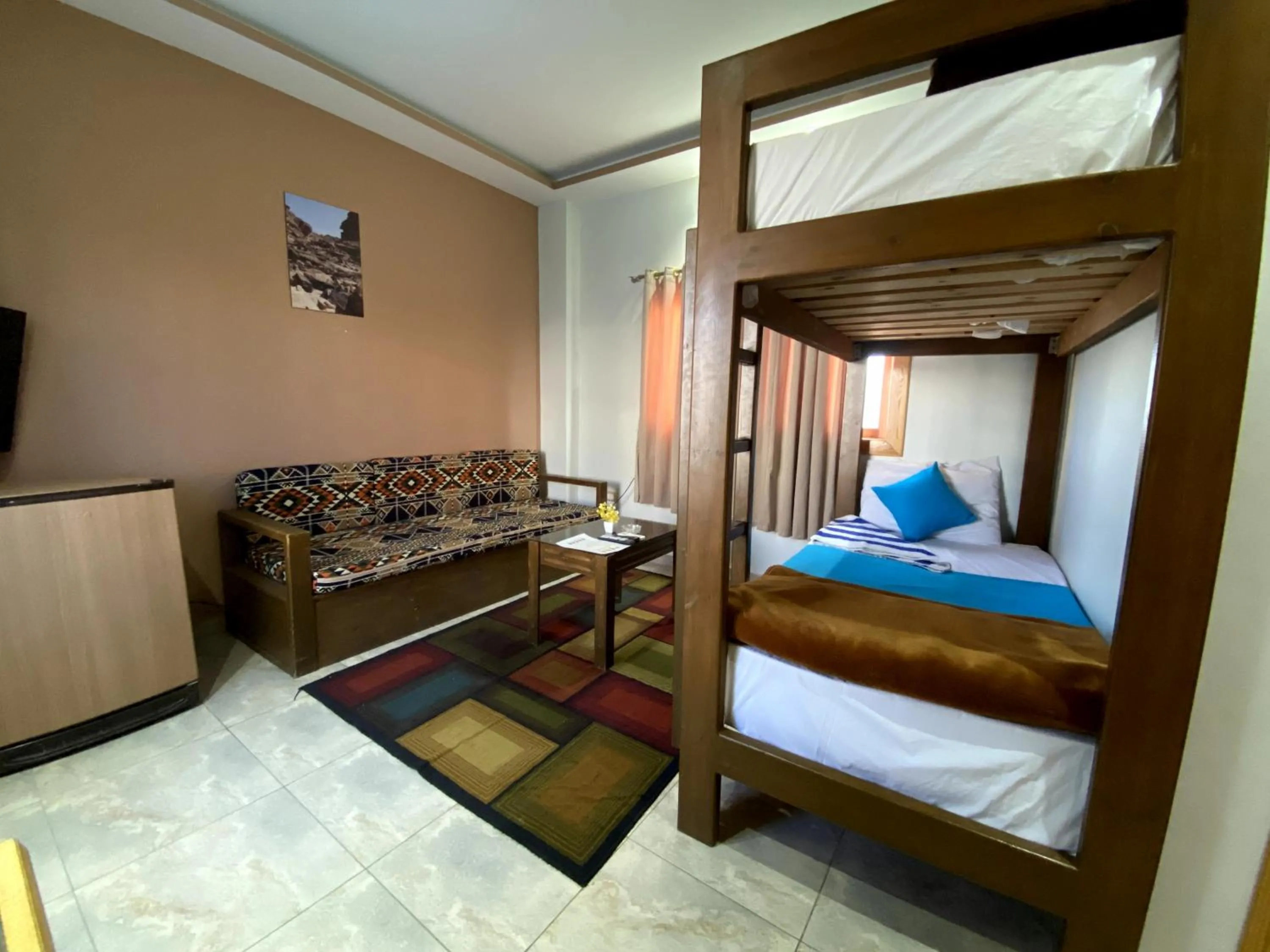 Bed in Seaview Hotel Dahab