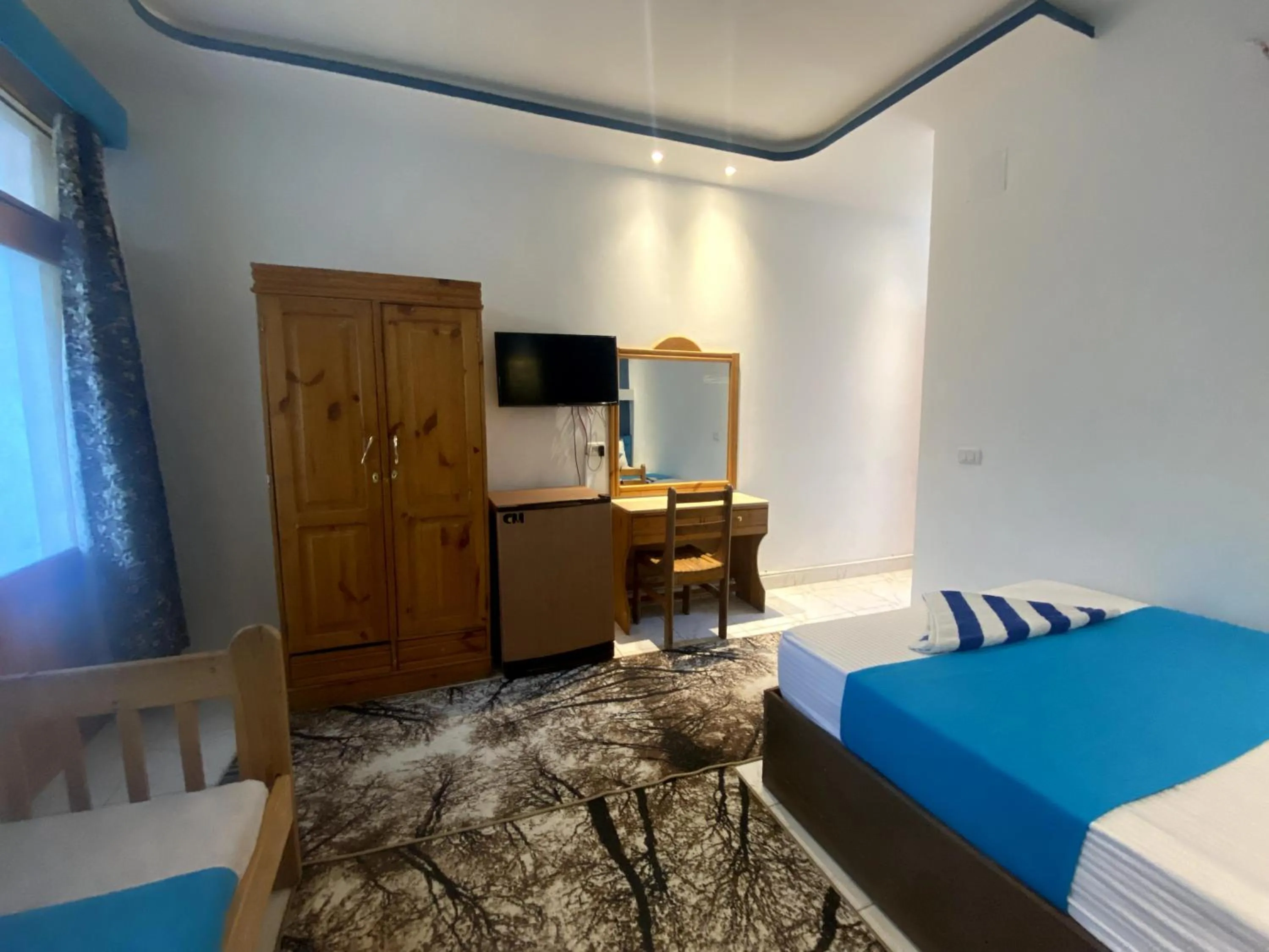 Bed in Seaview Hotel Dahab