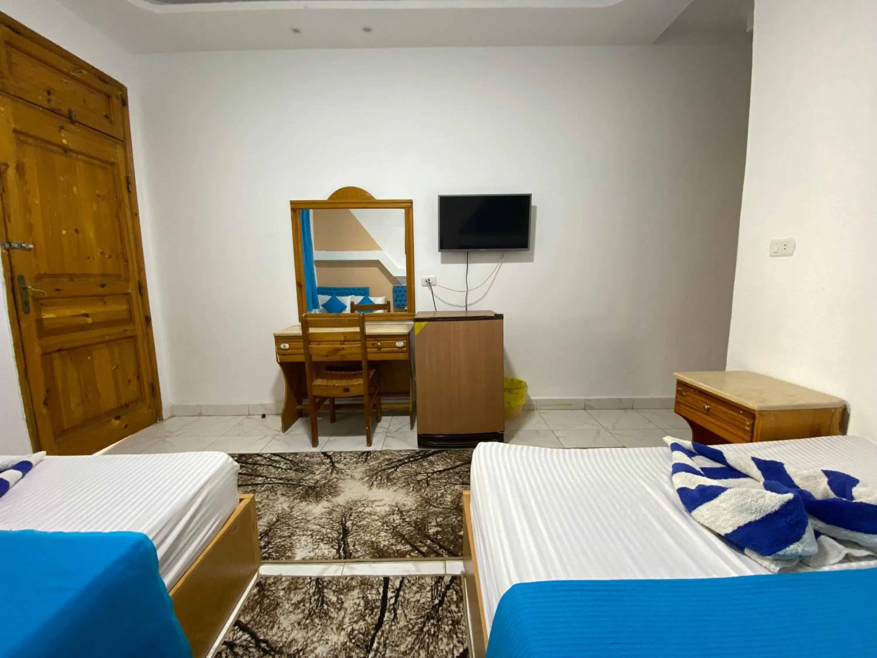 Bed in Seaview Hotel Dahab