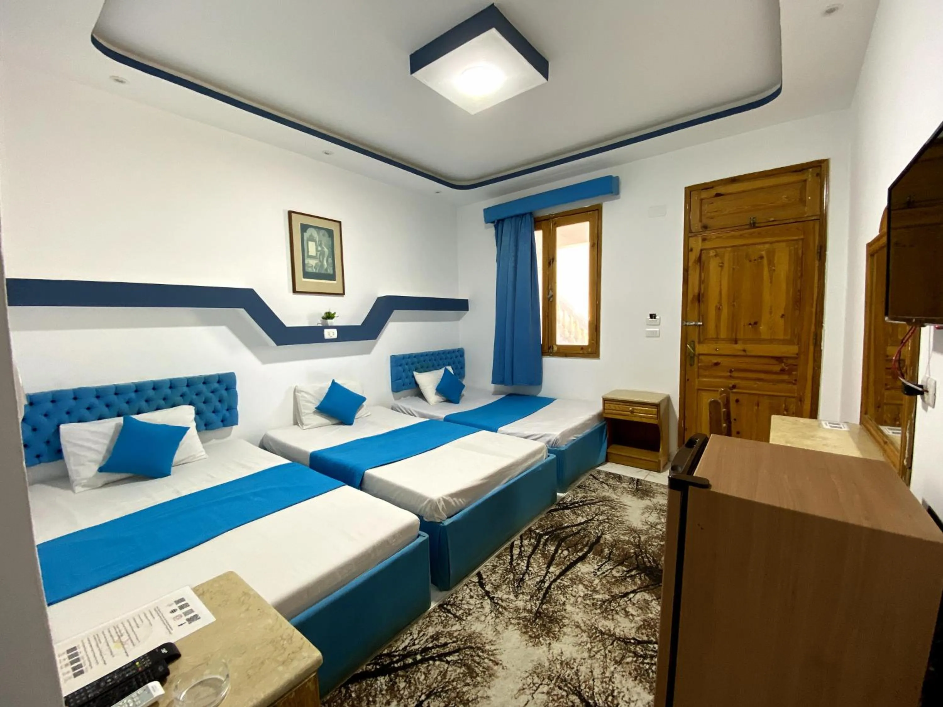 Bed in Seaview Hotel Dahab