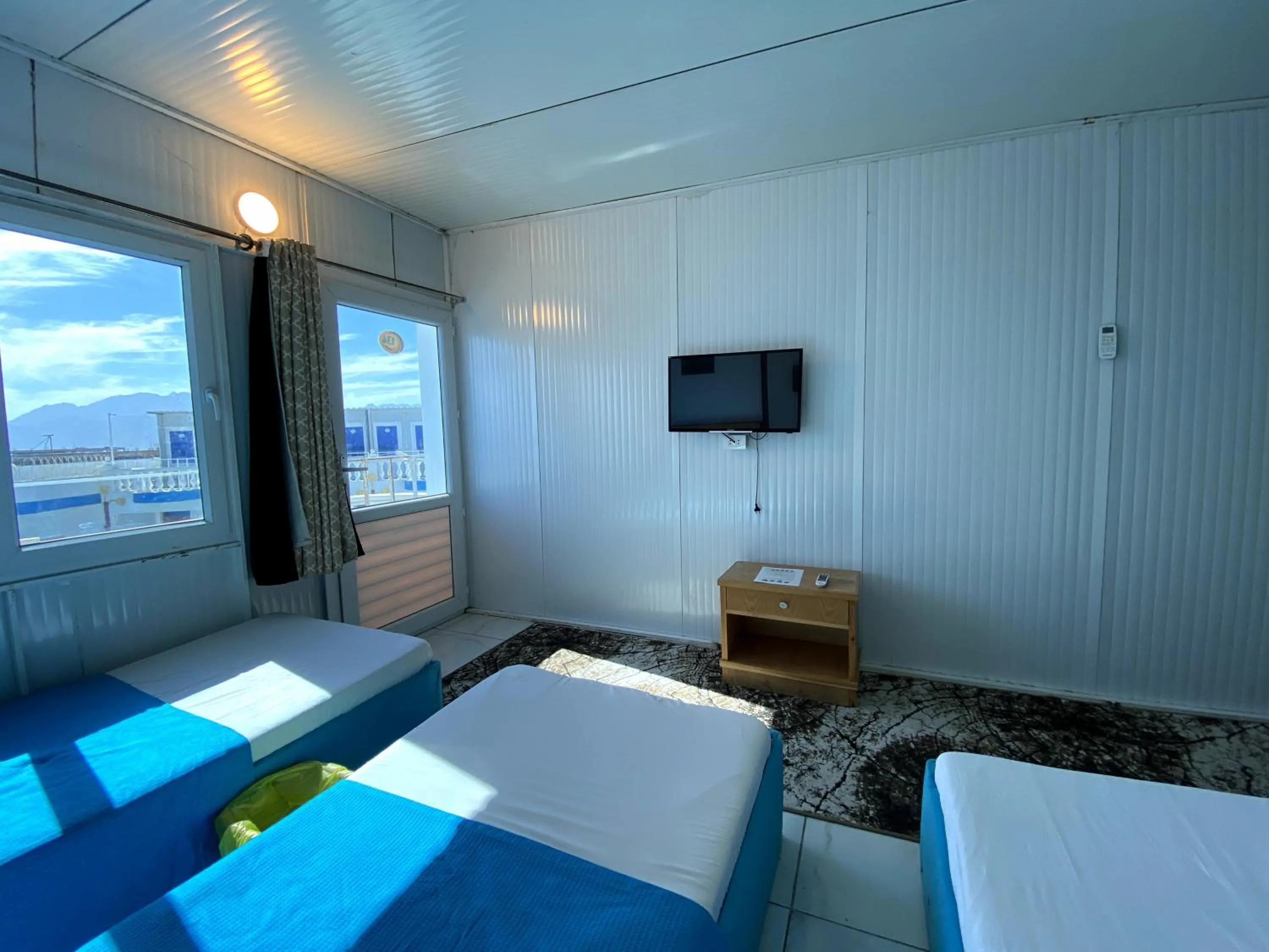 Bed in Seaview Hotel Dahab