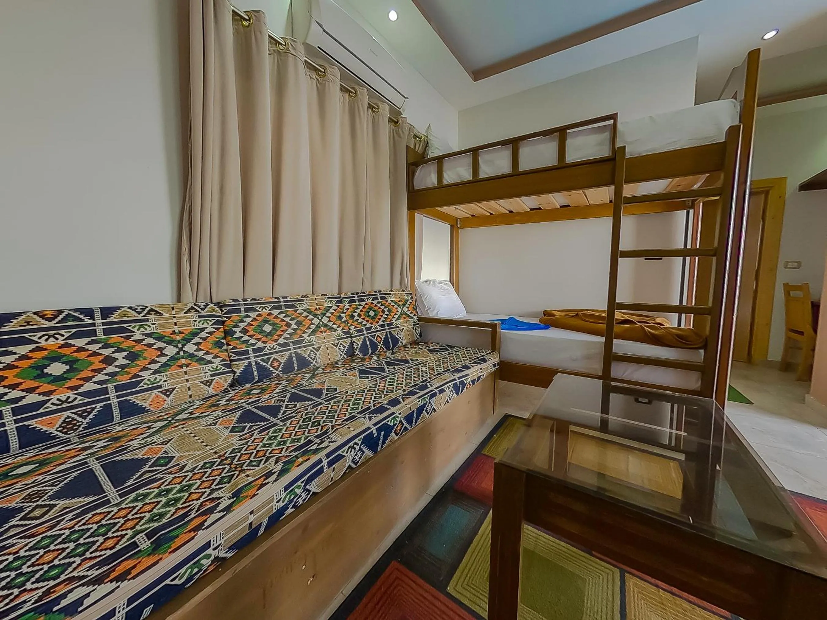 Bed in Seaview Hotel Dahab