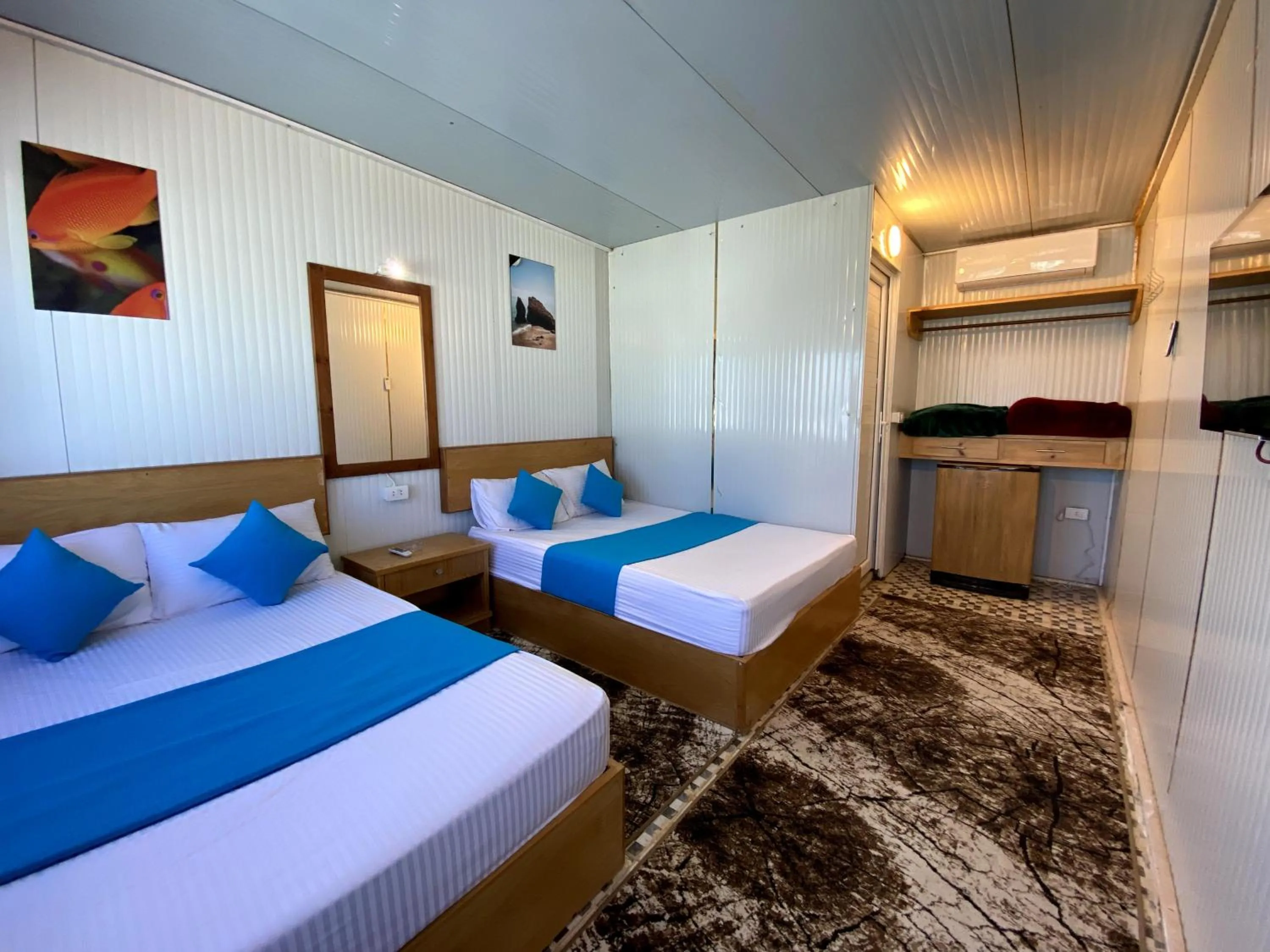 Bed in Seaview Hotel Dahab
