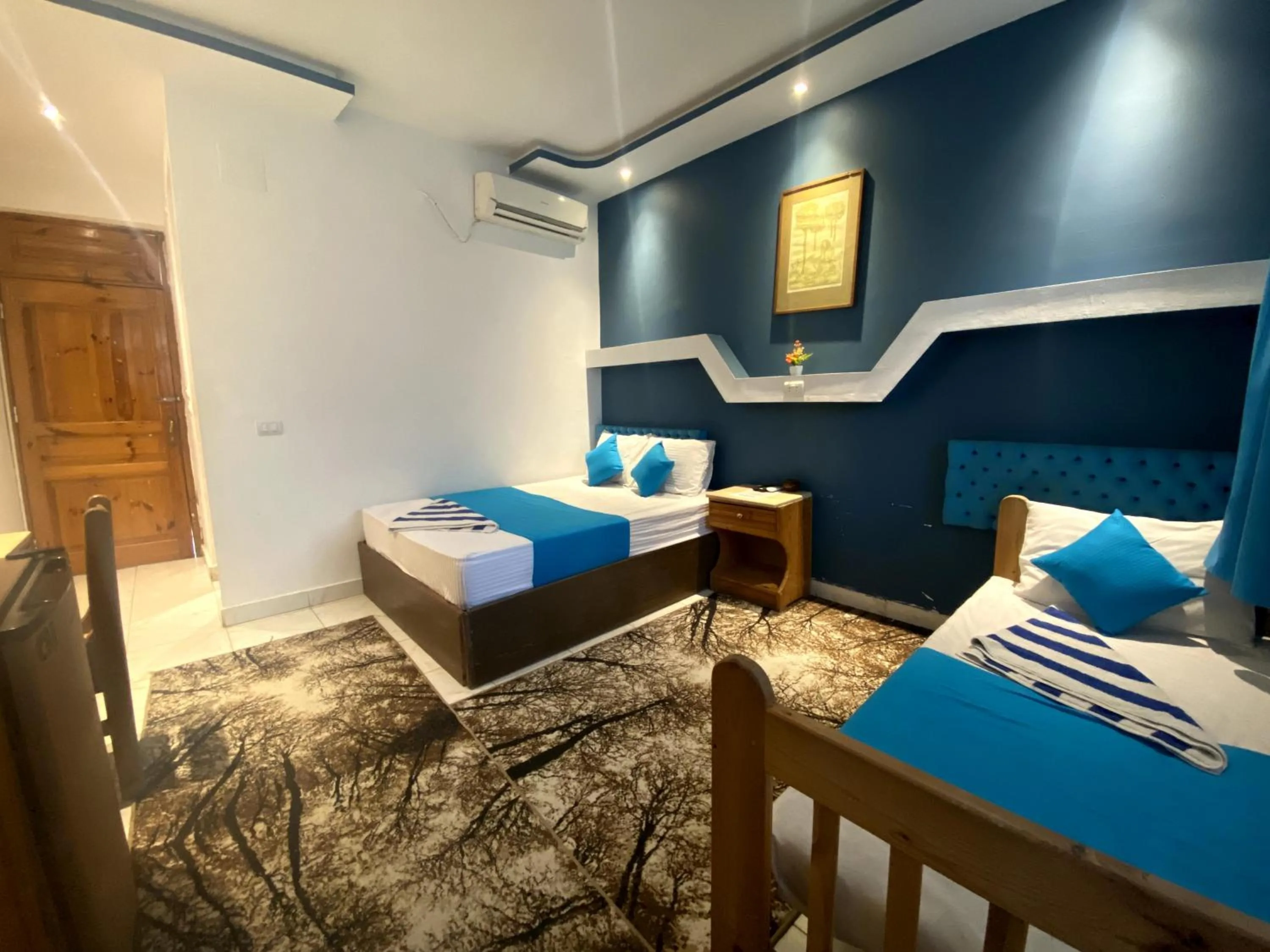 Bed in Seaview Hotel Dahab