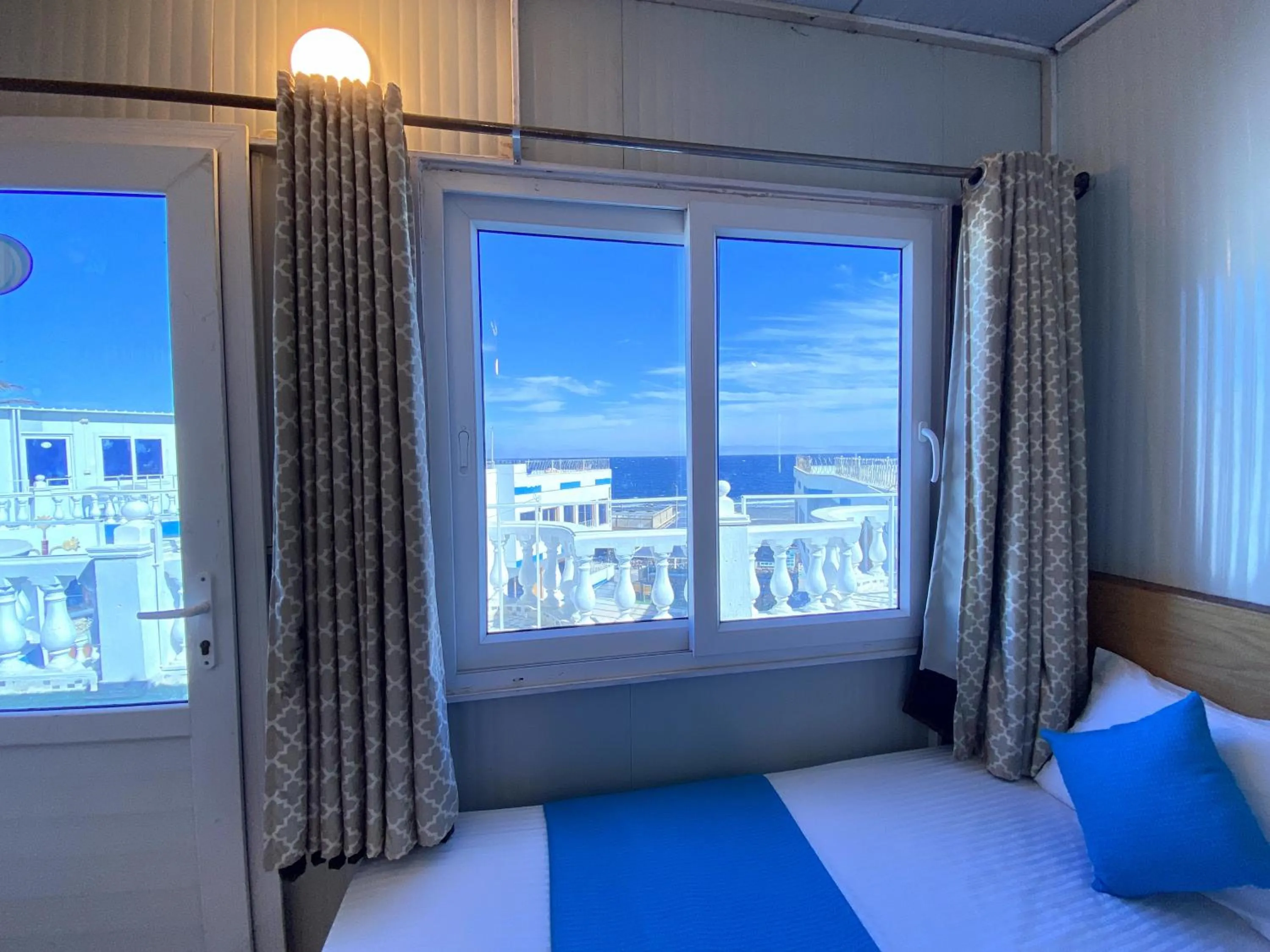 Bed in Seaview Hotel Dahab