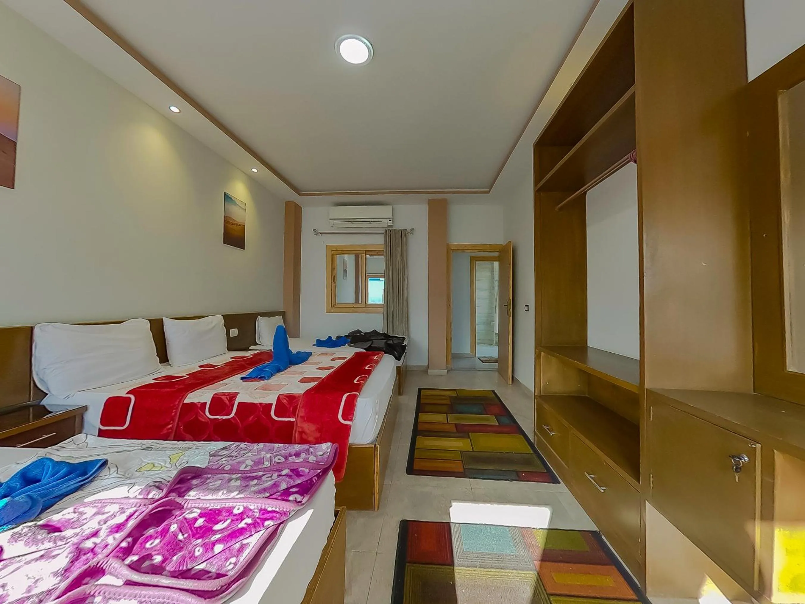 Bed in Seaview Hotel Dahab