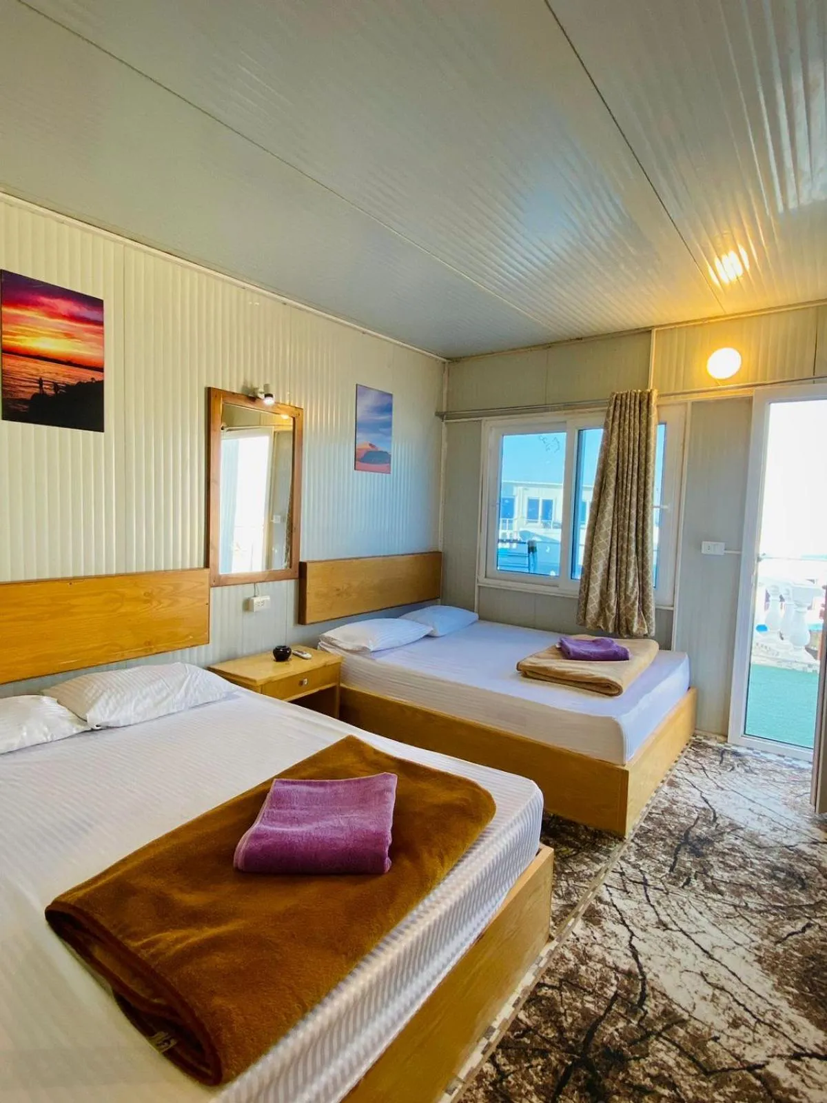 Bed in Seaview Hotel Dahab