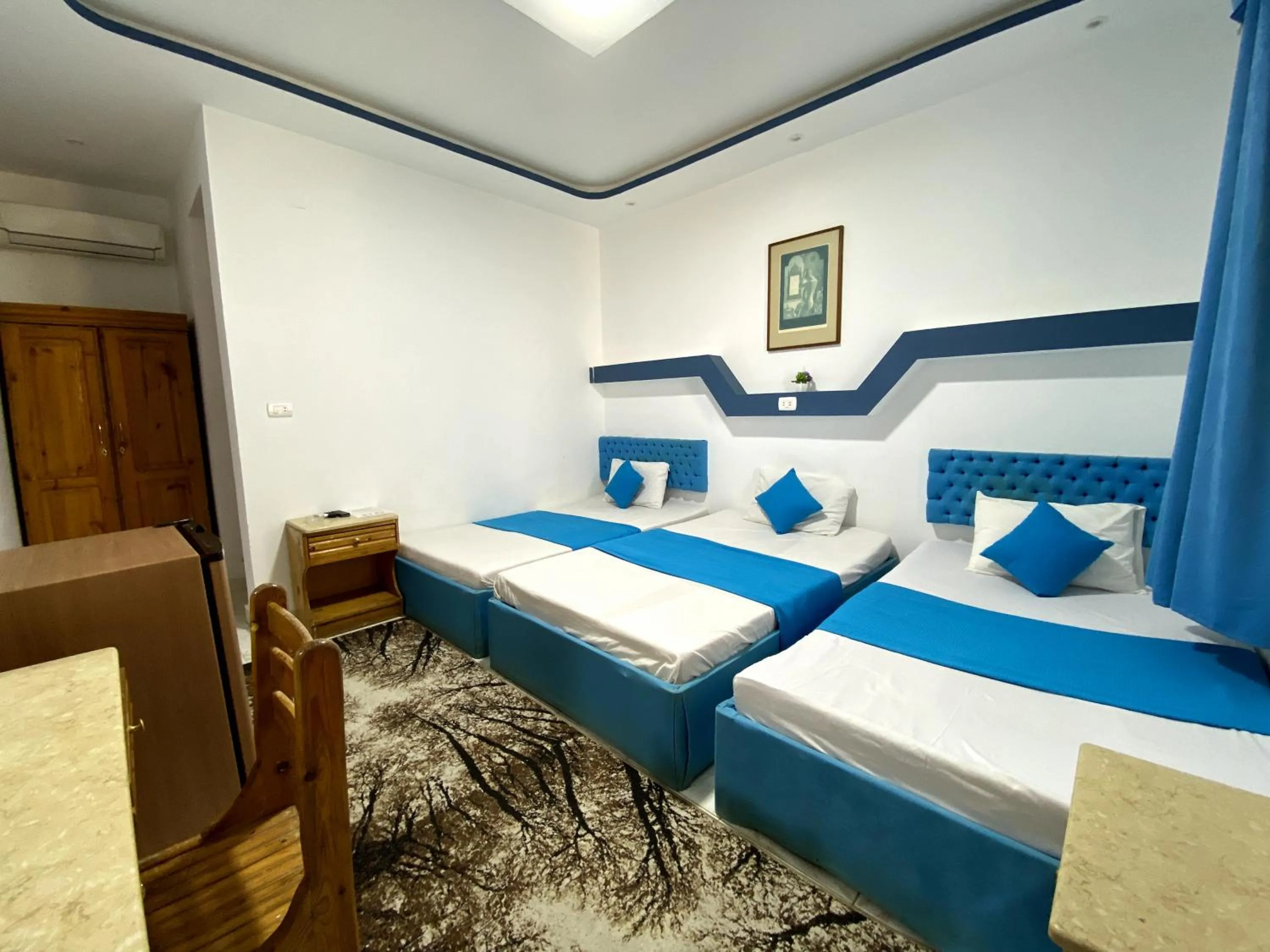 Bed in Seaview Hotel Dahab
