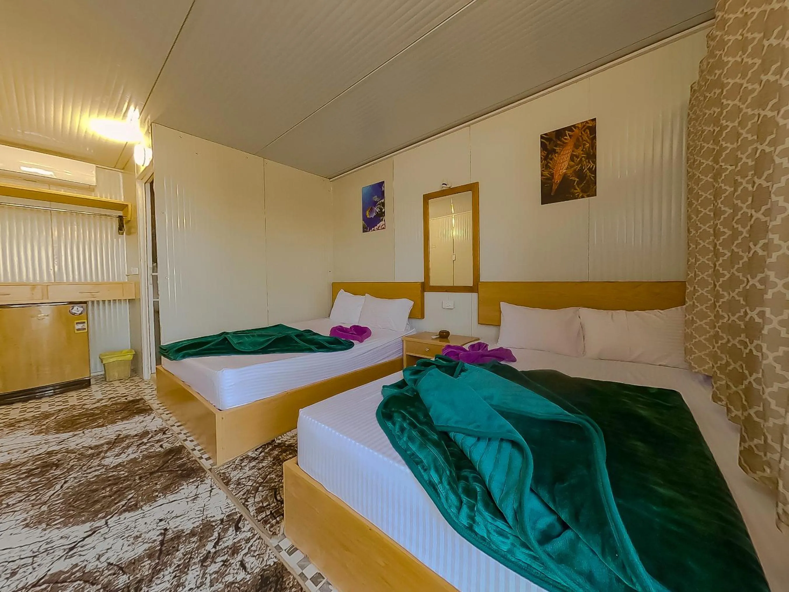 Bed in Seaview Hotel Dahab