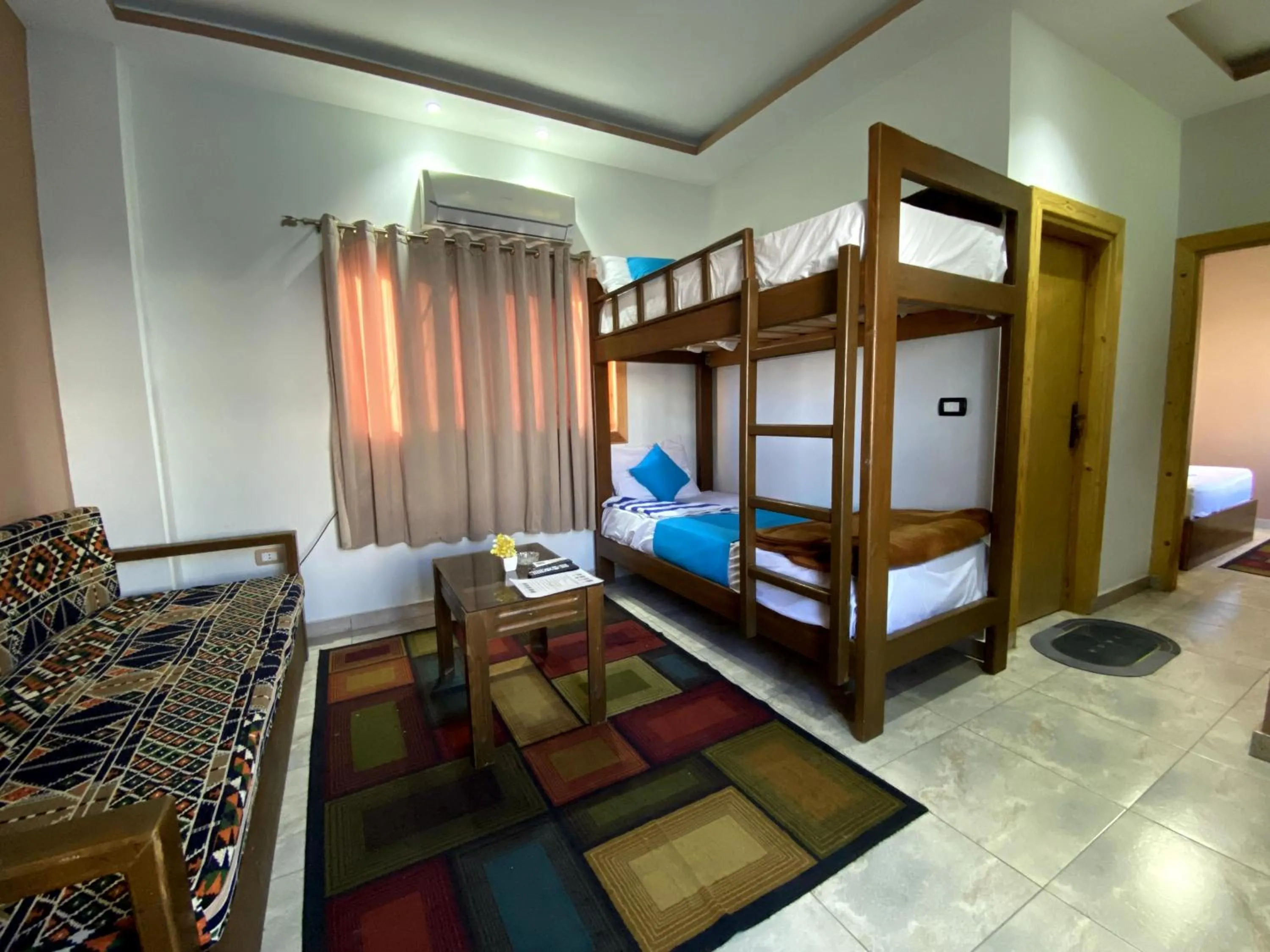 Bed in Seaview Hotel Dahab