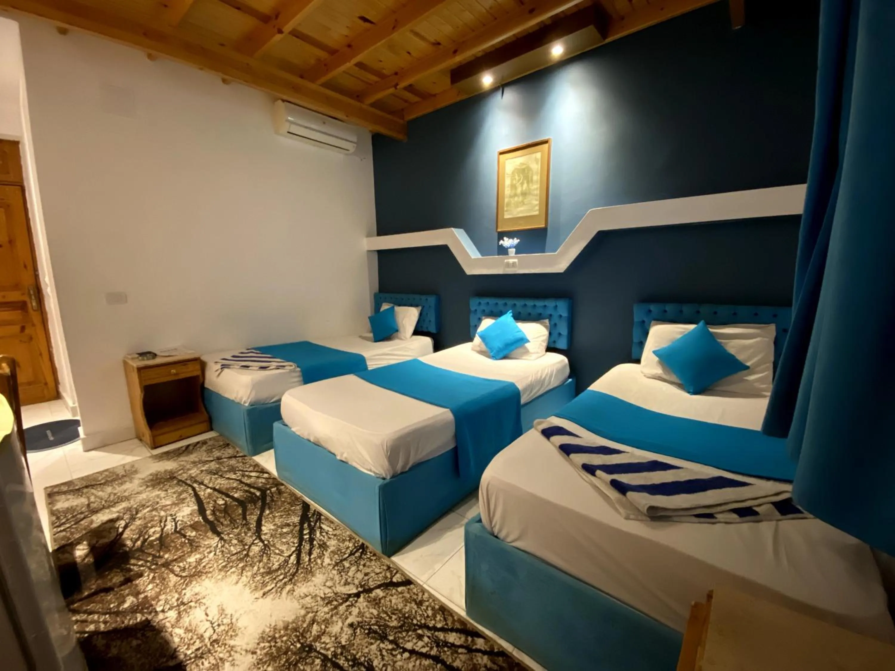 Bed in Seaview Hotel Dahab