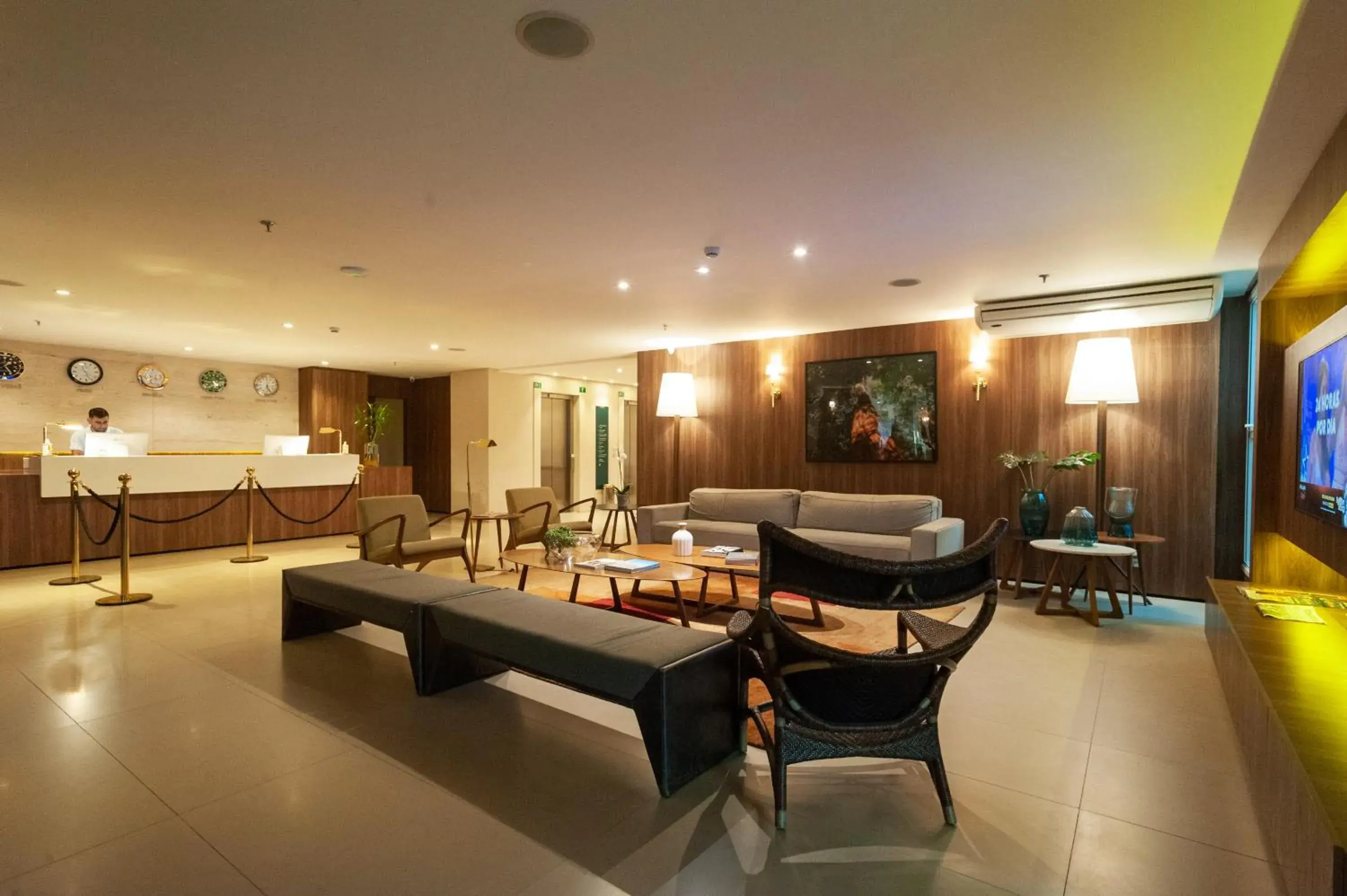 Lobby or reception in Radisson Hotel Anápolis Lobby or reception in Radisson Hotel Anápolis