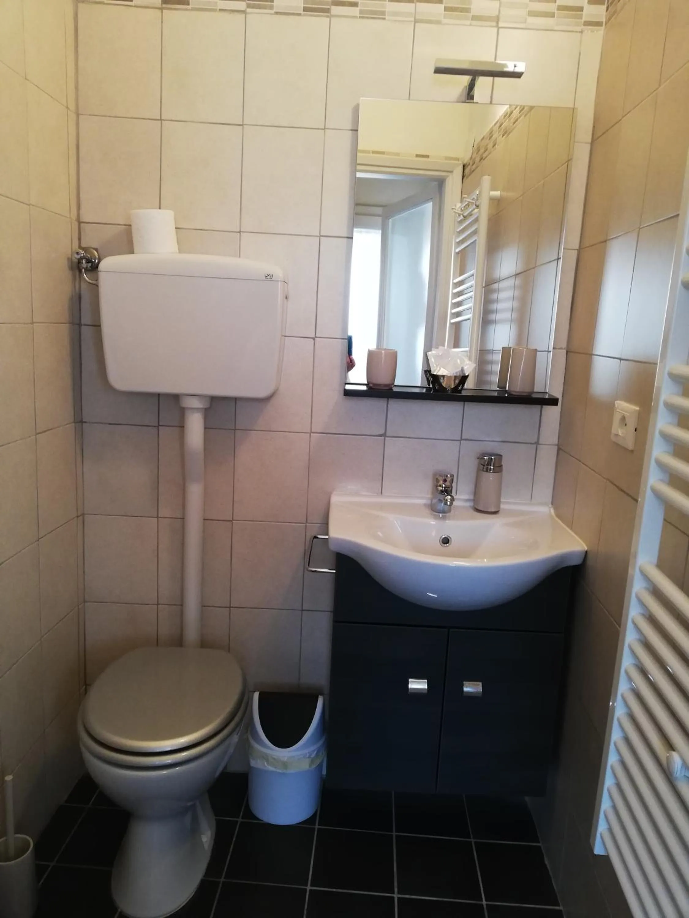 Toilet in Bed and Breakfast Porta Romana