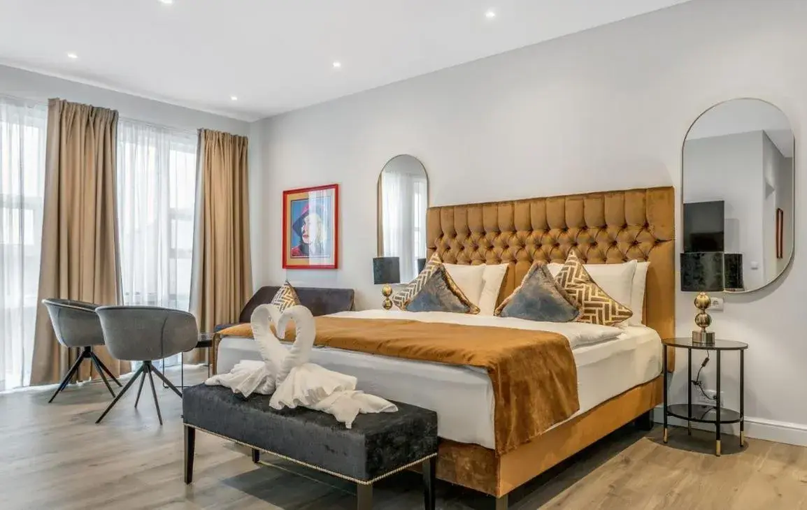 Bed in Hotel Grimsborgir by Keahotels Bed in Hotel Grimsborgir by Keahotels